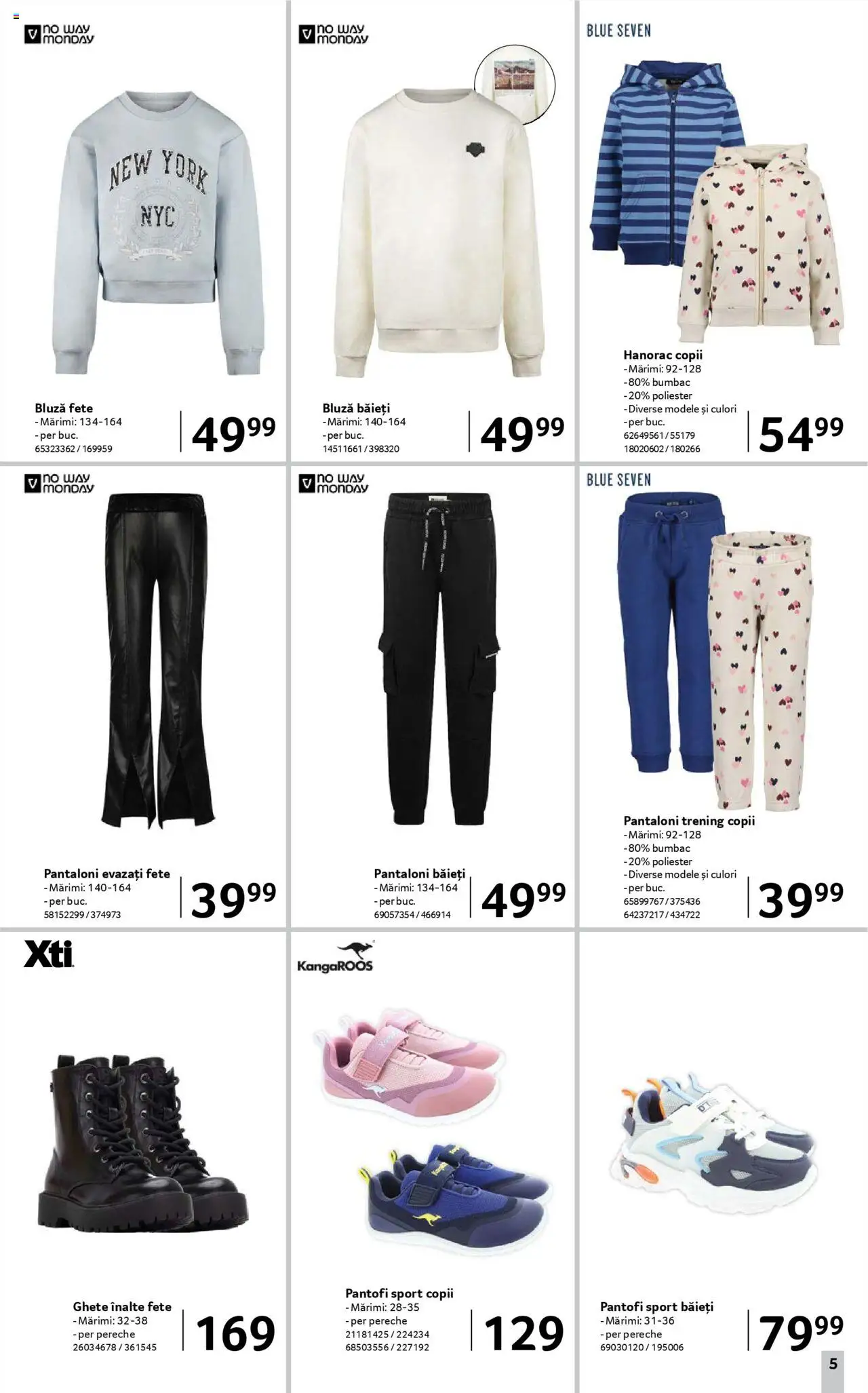 Catalog Selgros - Nonfood – valabil de la 22.08.2025 | Pagină: 5 | Produse: Pantofi, Bluză, Keşe, Ghete