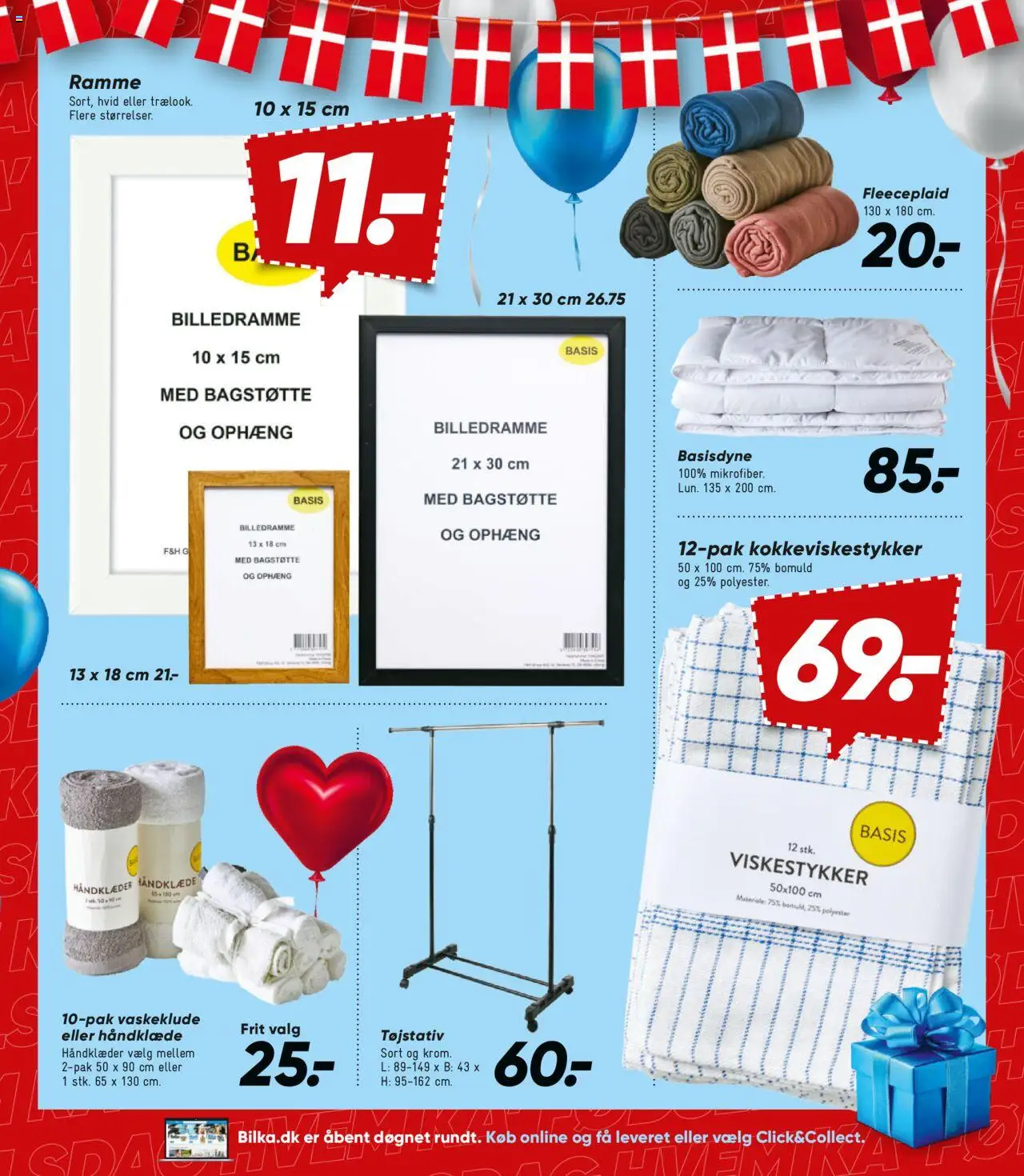 Bilka Tilbudsavis gyldig fra 25.07.2025 | Side: 40 | Produkter: Håndklæde, Tøjstativ, Viskestykker, Billedramme