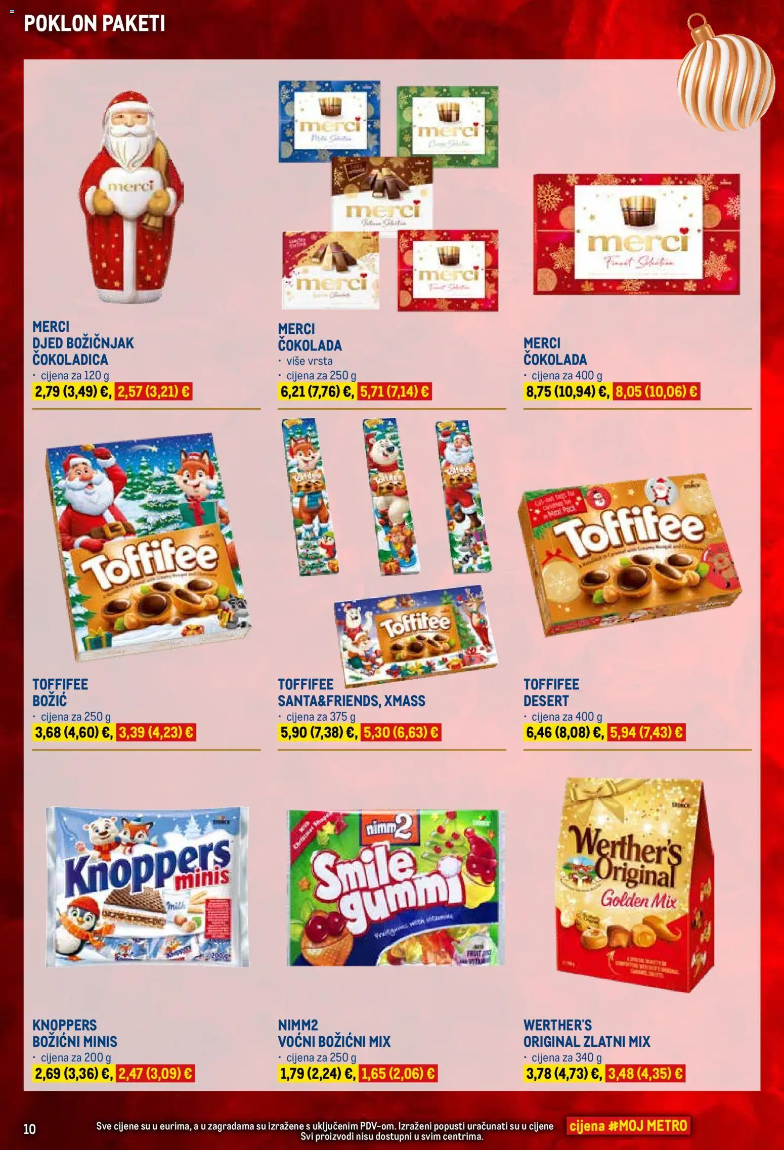 Metro katalog | vrijedi od 03.11.2025 | Stranica: 10 | Proizvodi: Čokolada, Merci