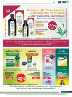 BENU Gyógyszertárak Akciós újság - amely érvényes a következő dátumtól: 01.10.2025 | Oldal: 25