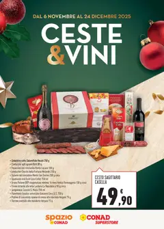 Anteprima del volantino Conad Superstore Ceste & Vini Piemonte catalogo valido a partire dal 06.11.2025