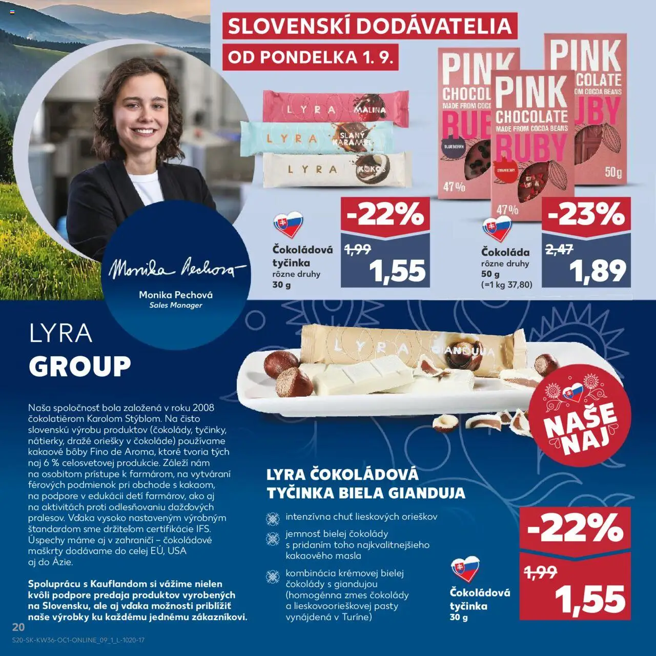 Kaufland SK akciós ujság - amely érvényes a következő dátumtól: 01.09.2025 | Oldal: 20