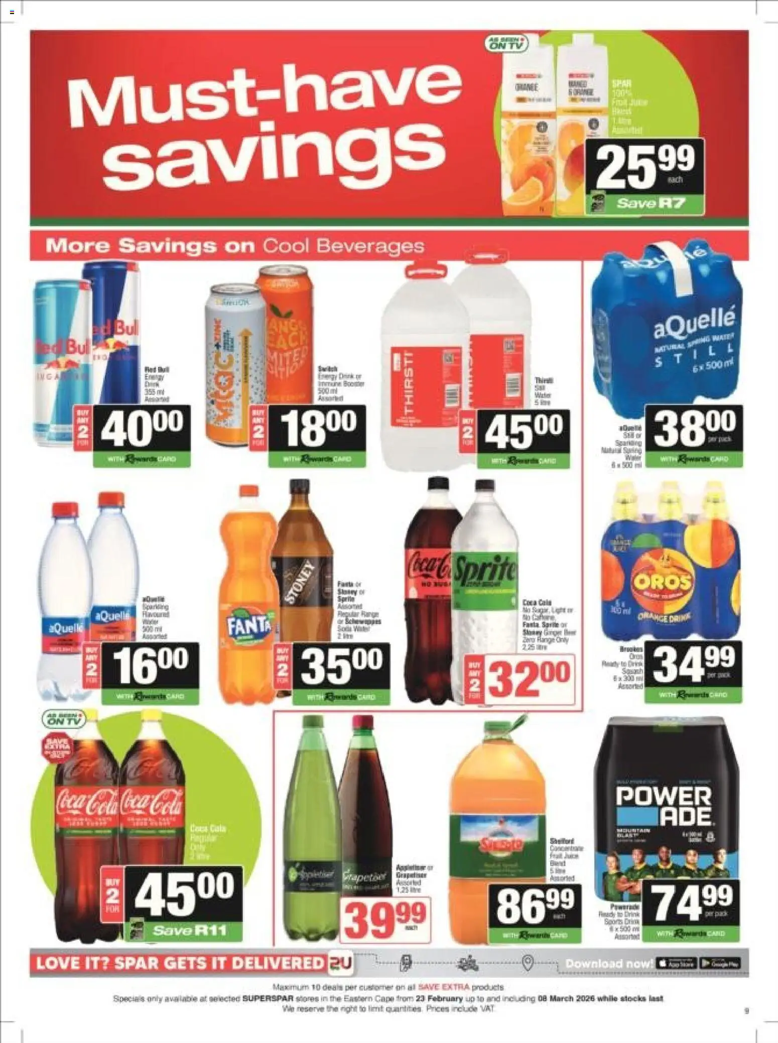 New Superspar catalogue – valid from 23.02.2026 | Page: 12 | Products: Cesto para colada, Fanta, Stoney