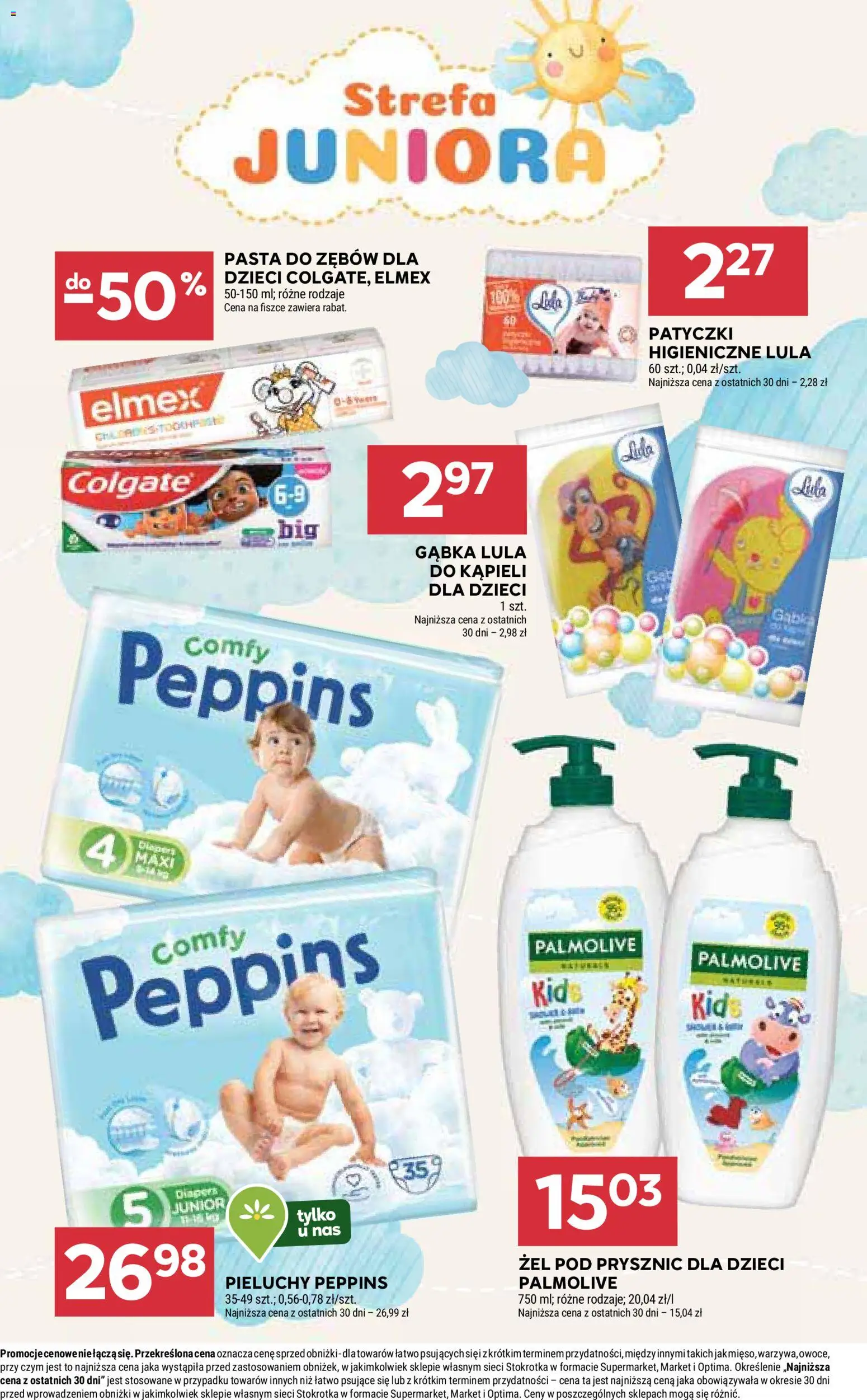 Stokrotka Gazetka - Market od 19.02.2026 | Strona: 25 | Produkty: Prysznic, Gąbka, Żel pod prysznic, Pasta do zębów