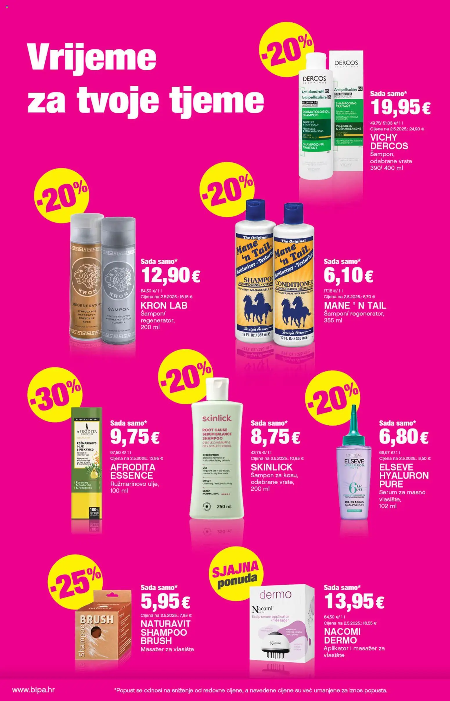 Bipa katalog | vrijedi od 02.04.2026 | Stranica: 11 | Proizvodi: Šampon, Regenerator