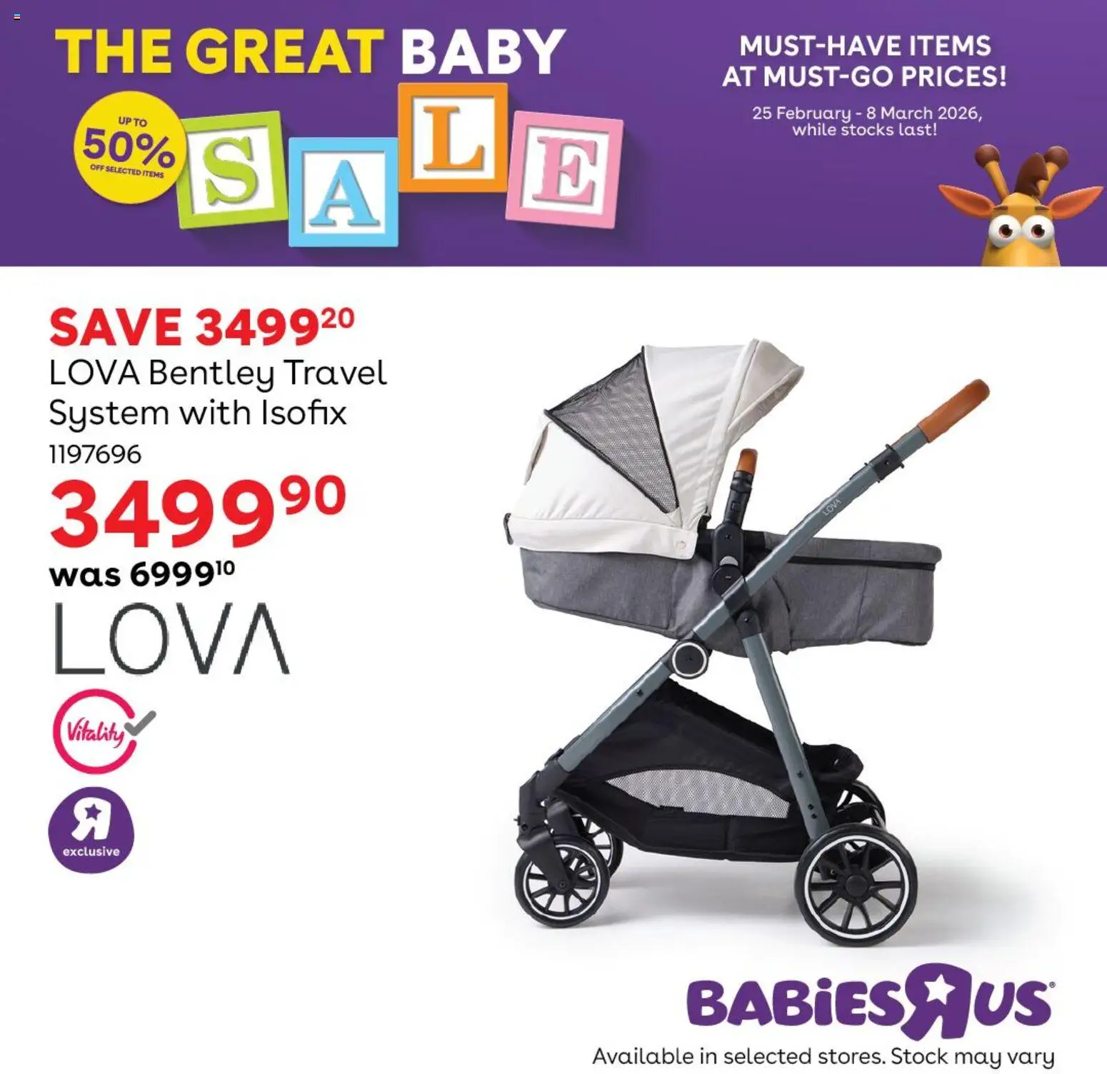 New Babies R Us catalogue – valid from 25.02.2026 | Page: 8 | Products: Stock