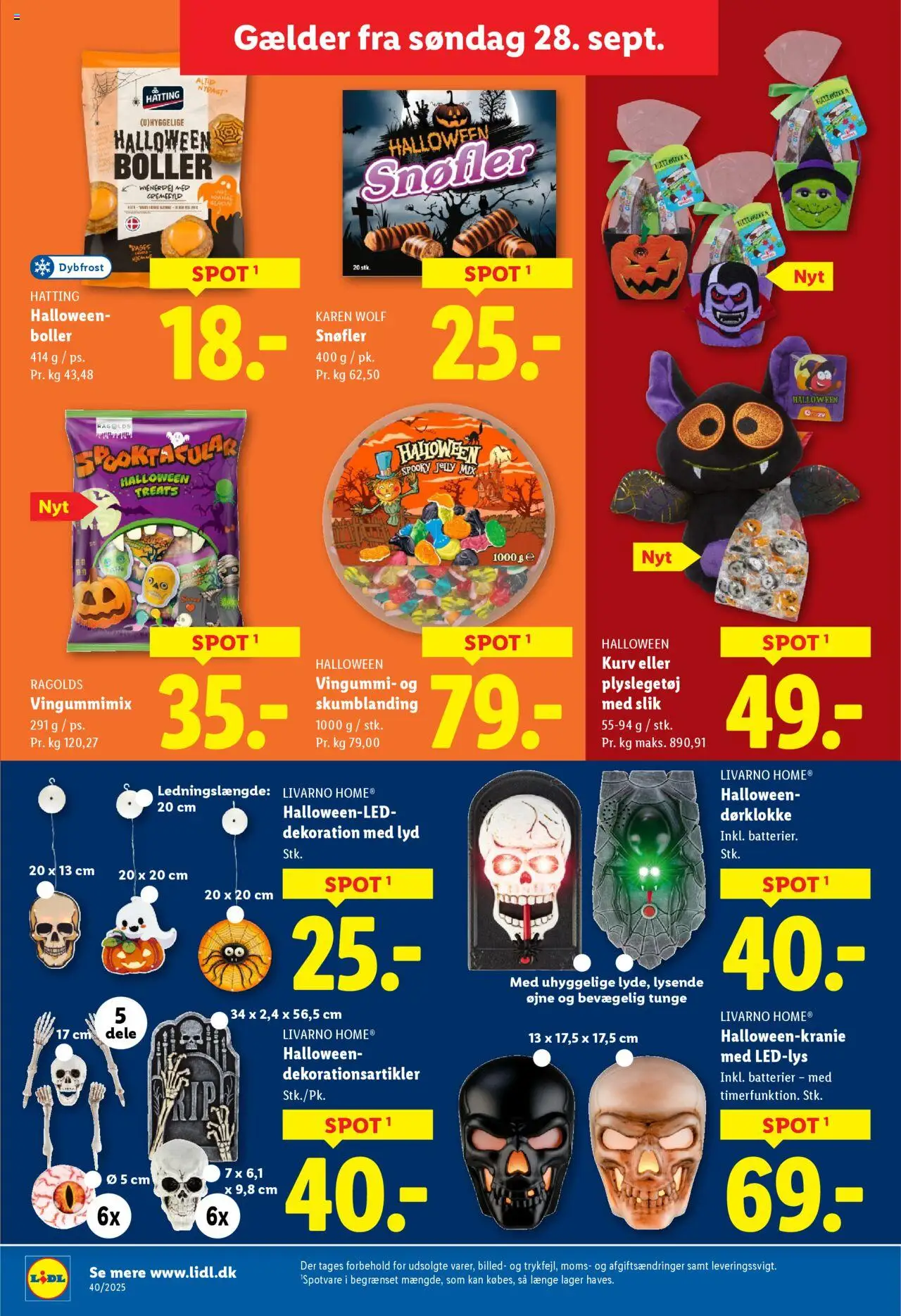 Lidl tilbudsavis – gyldig fra 28.09.2025 | Side: 15 | Produkter: Batterier, Kurv, Vingummi, Søm