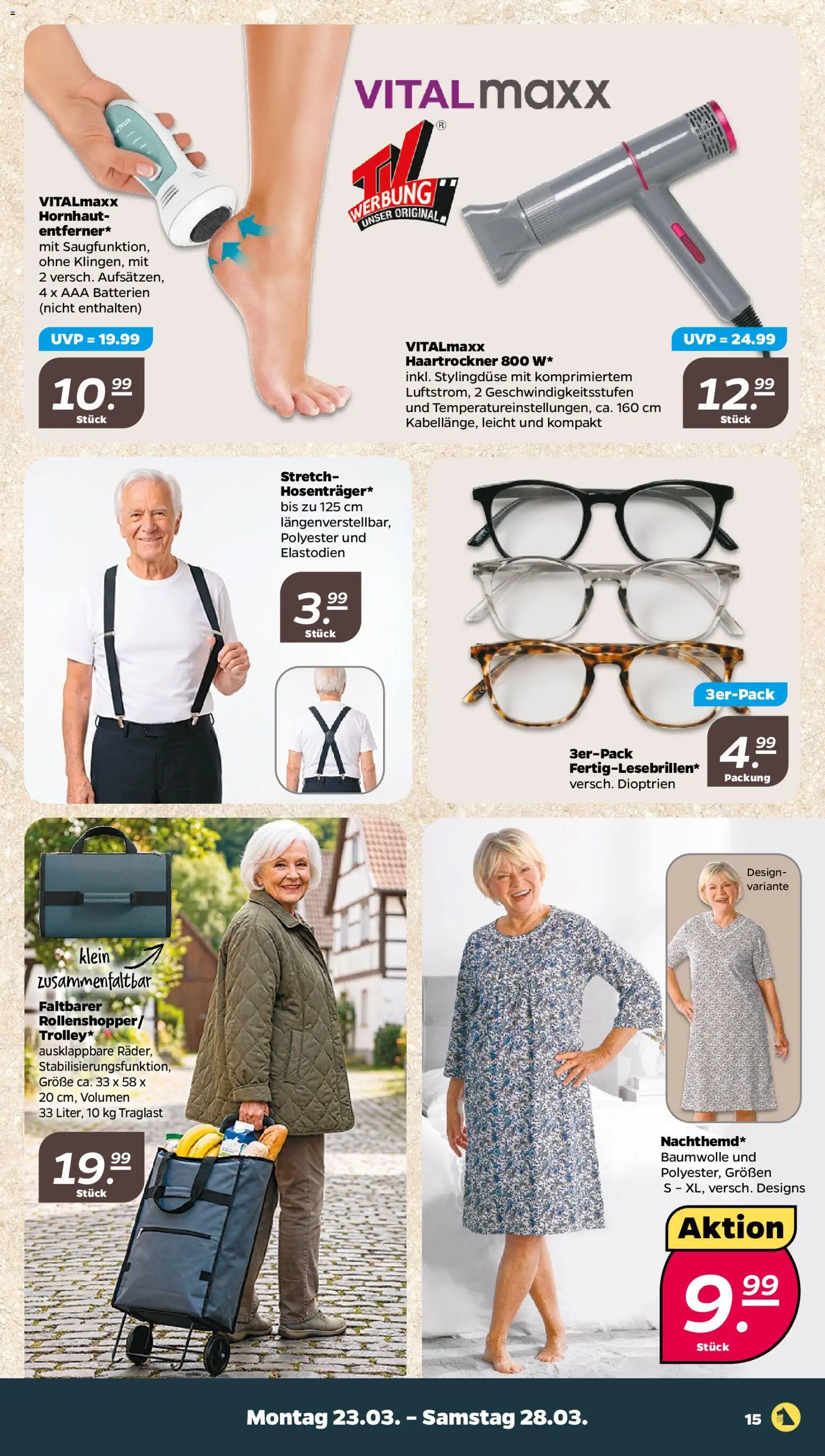 Netto Prospekt 	 – gültig ab 23.03.2026 | Seite: 21 | Produkte: Haartrockner, Batterien