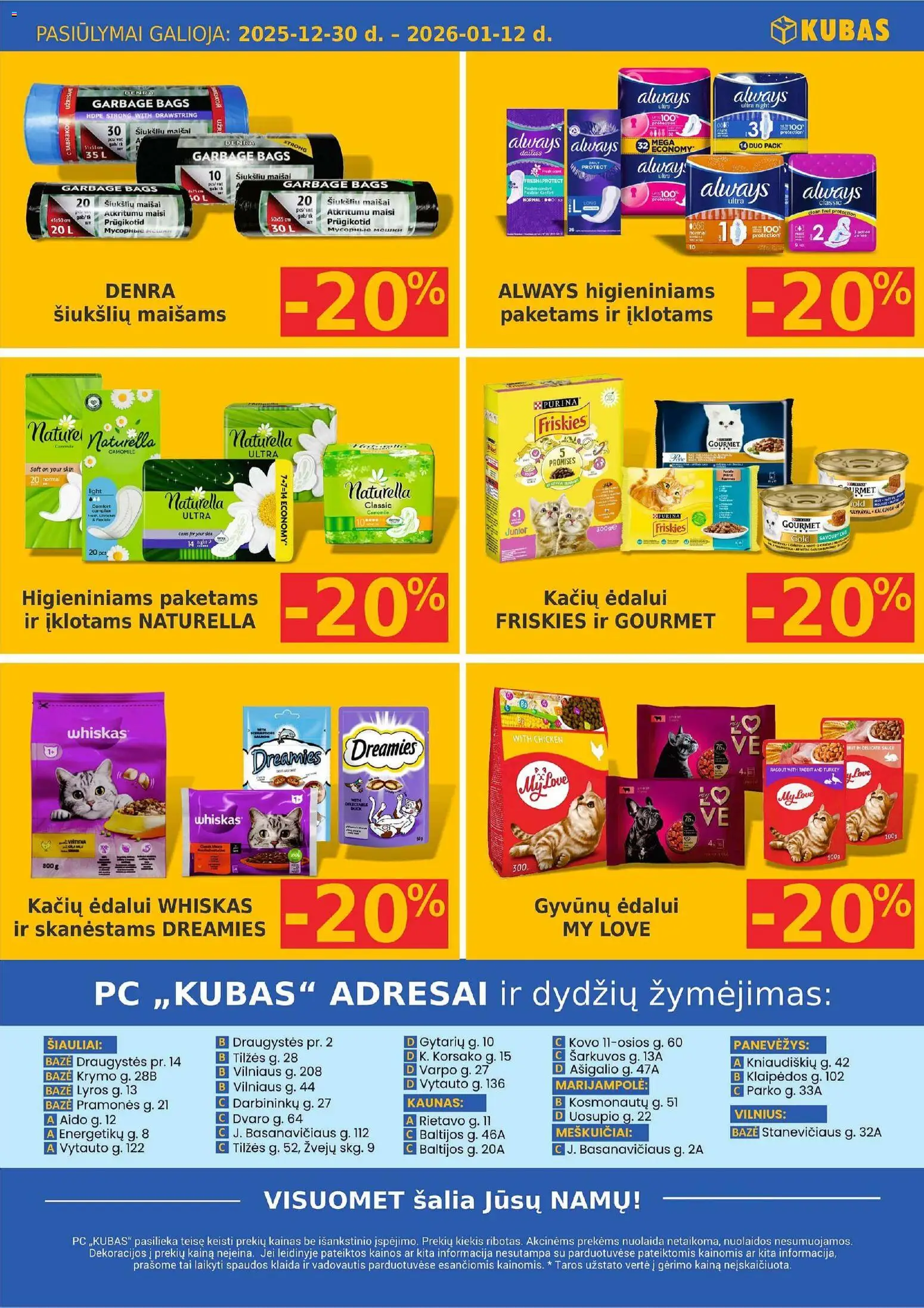 Kubas akcijos nuo 30.12.2025 | Puslapis: 9