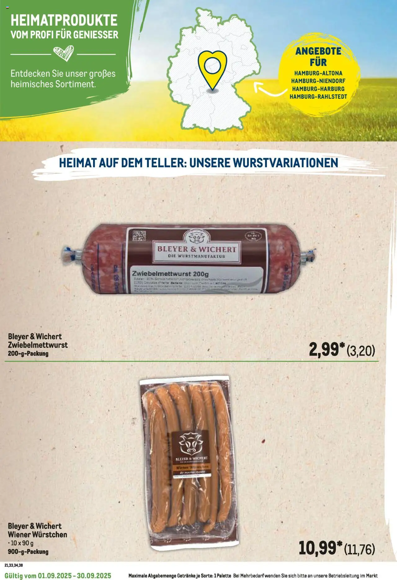 Metro Regionaler Flyer - gültig ab dem 01.09.2025 | Seite: 26 | Produkte: Wiener wurstchen