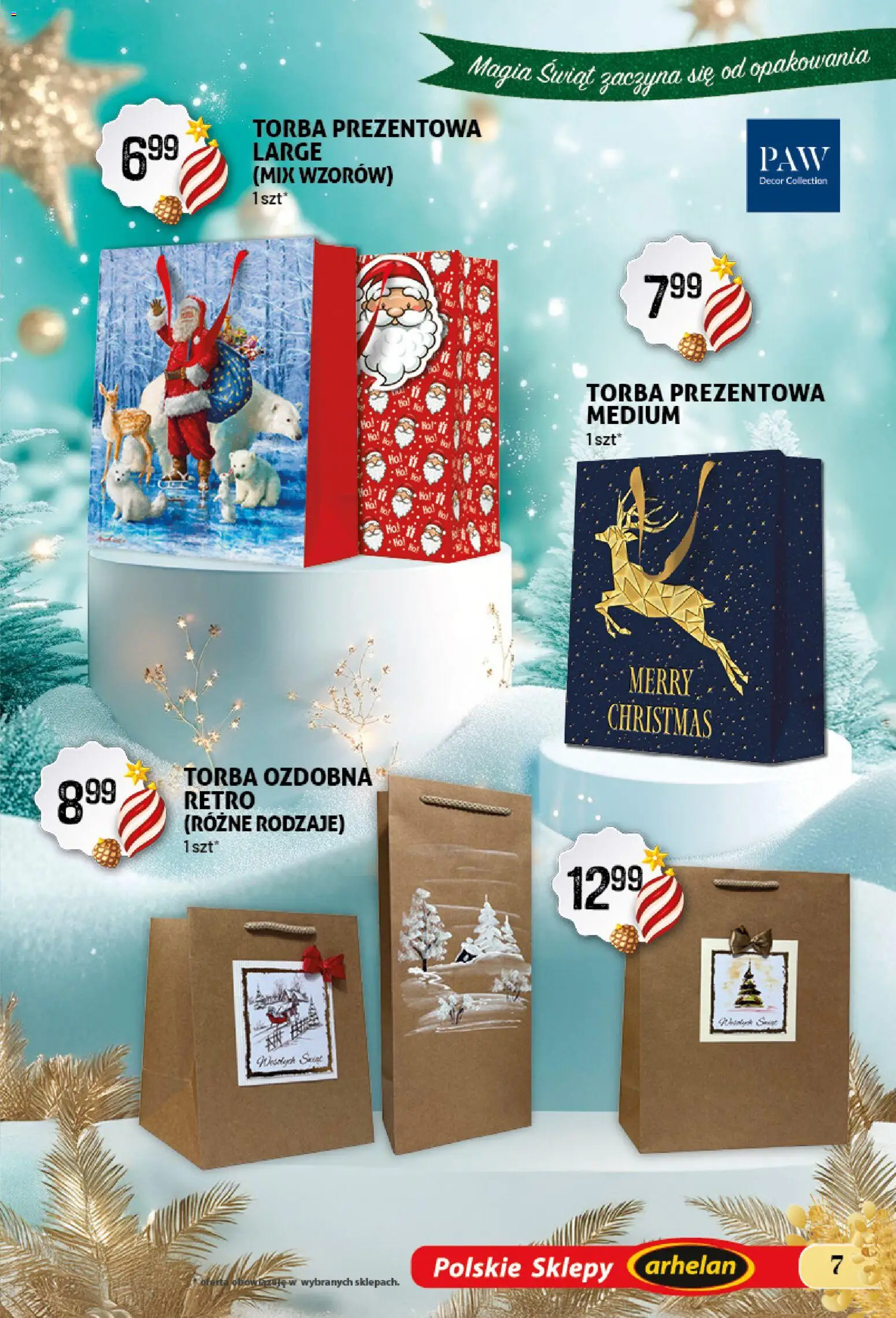 Arhelan Gazetka - Prezentobranie od 28.11.2025 | Strona: 7 | Produkty: Torba