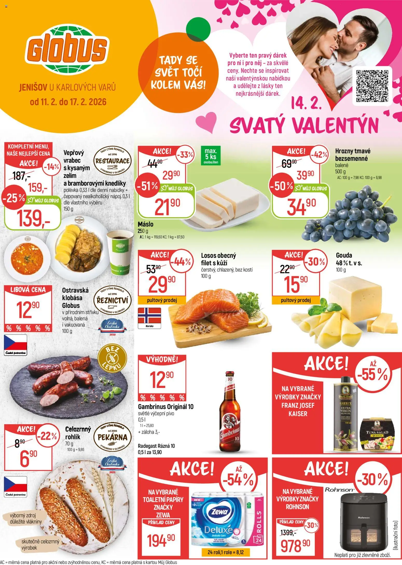 Globus leták - Karlovy Vary od 11.02.2026 | Strana: 1