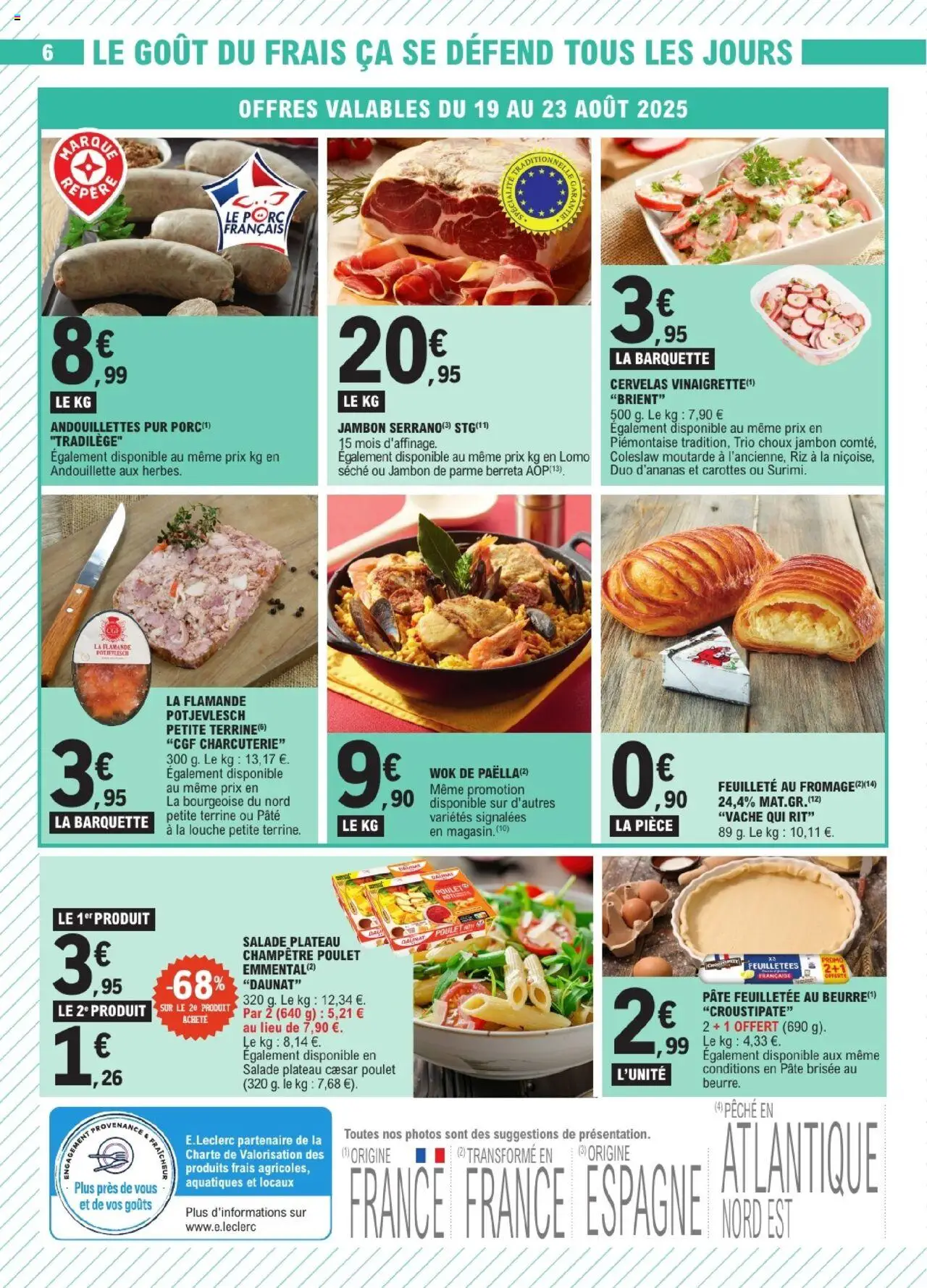  | Page: 6 | Produits: Carottes, Jambon, Porc, Riz
