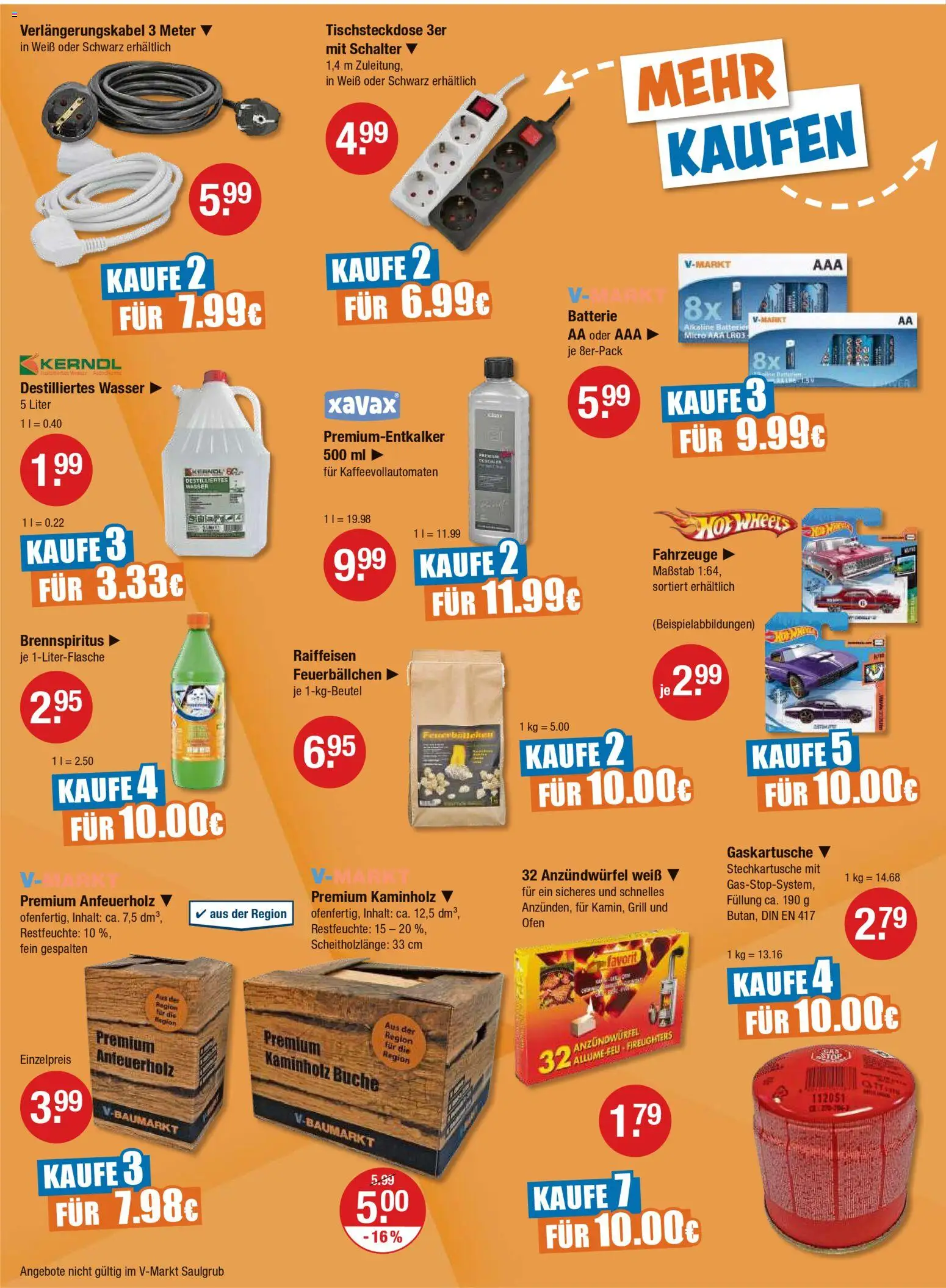 V-Markt - Schwaben / Oberbayern – gültig ab 30.10.2025 | Seite: 14 | Produkte: Ofen, Grill, Batterie, Wasser