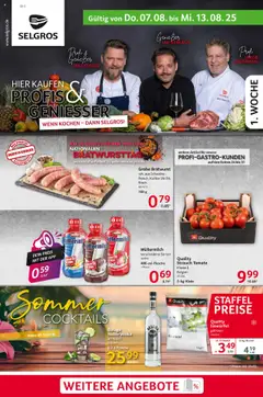 Selgros Prospekt 	 gültig ab dem 07.08.2025