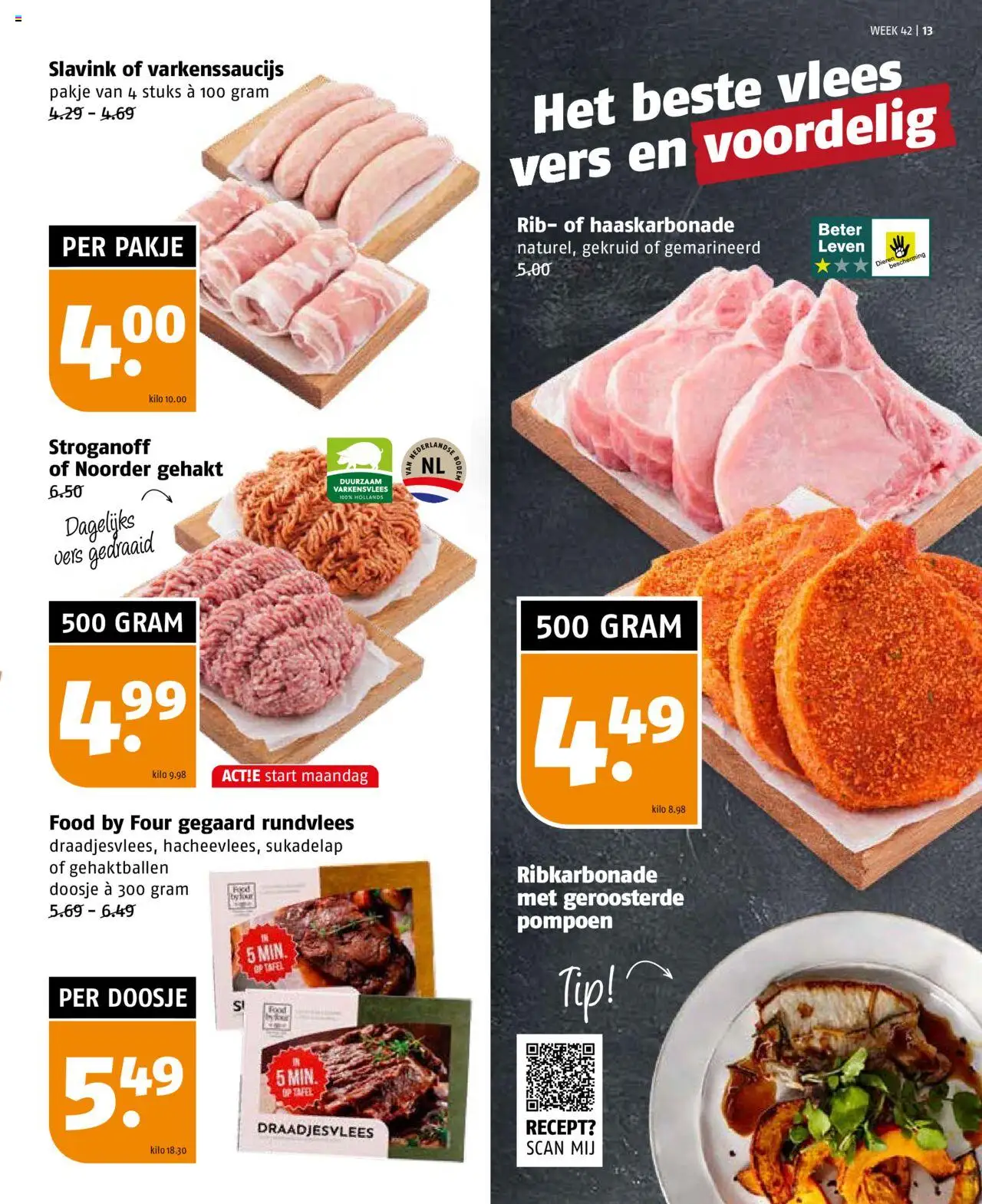 {H1} | Pagina: 13 | Producten: Kisperec, Gehakt, Tafel, Rundvlees