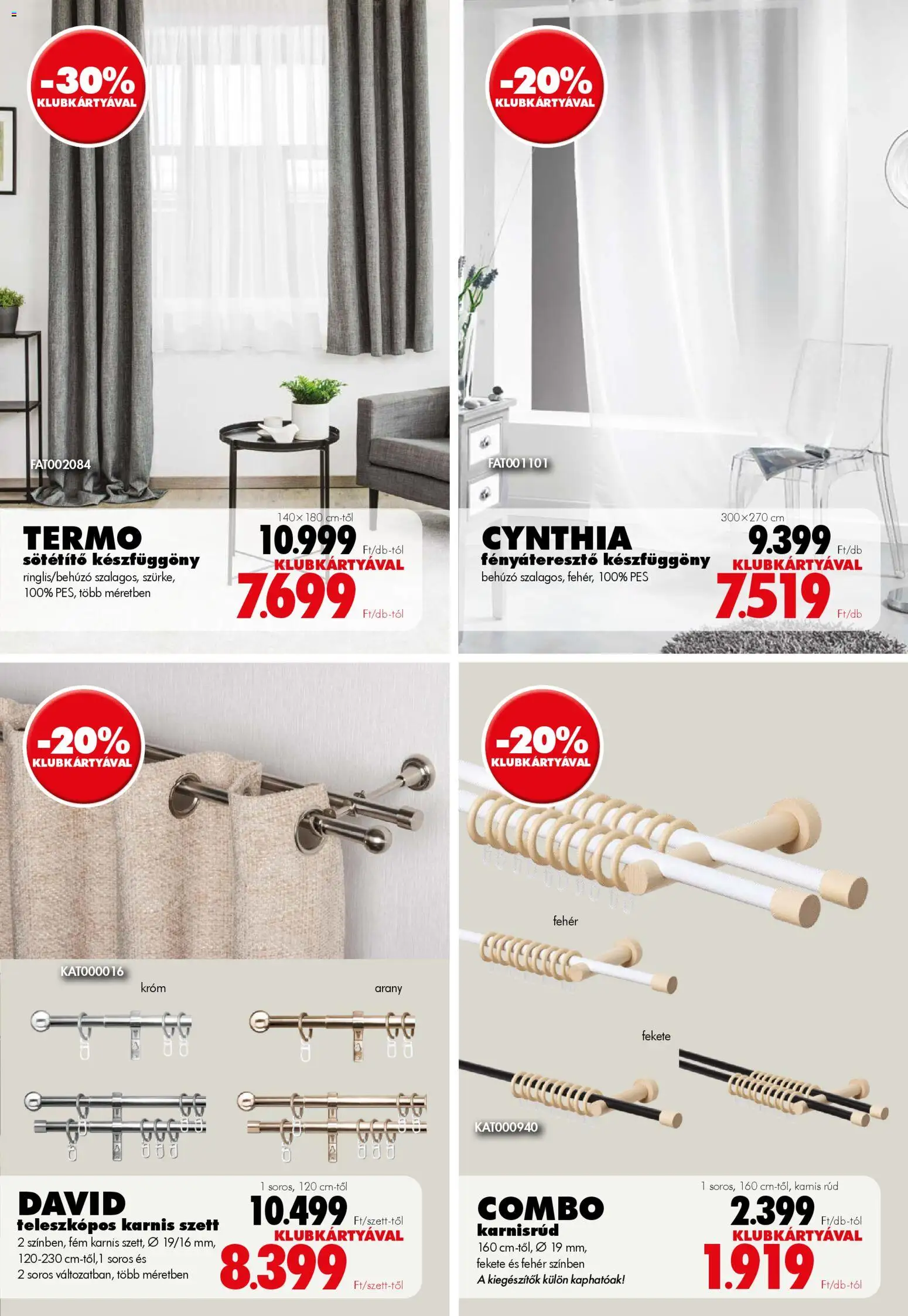 Diego akciós ujság - amely érvényes a következő dátumtól: 01.01.2026 | Oldal: 11 | Termékek: Készfüggöny, Karnis