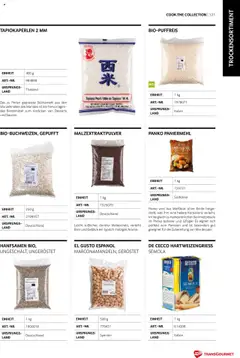 Transgourmet Cook Look-Book ab 01.09.2023 gültig | Seite: 121 | Produkte: Brot