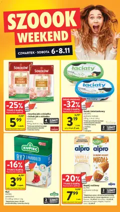 Pogląd oferty "Intermarche Gazetka" - ważna od 06.11.2025 | Strona: 4 | Produkty: Karta, Schab, Alpro, Mleko