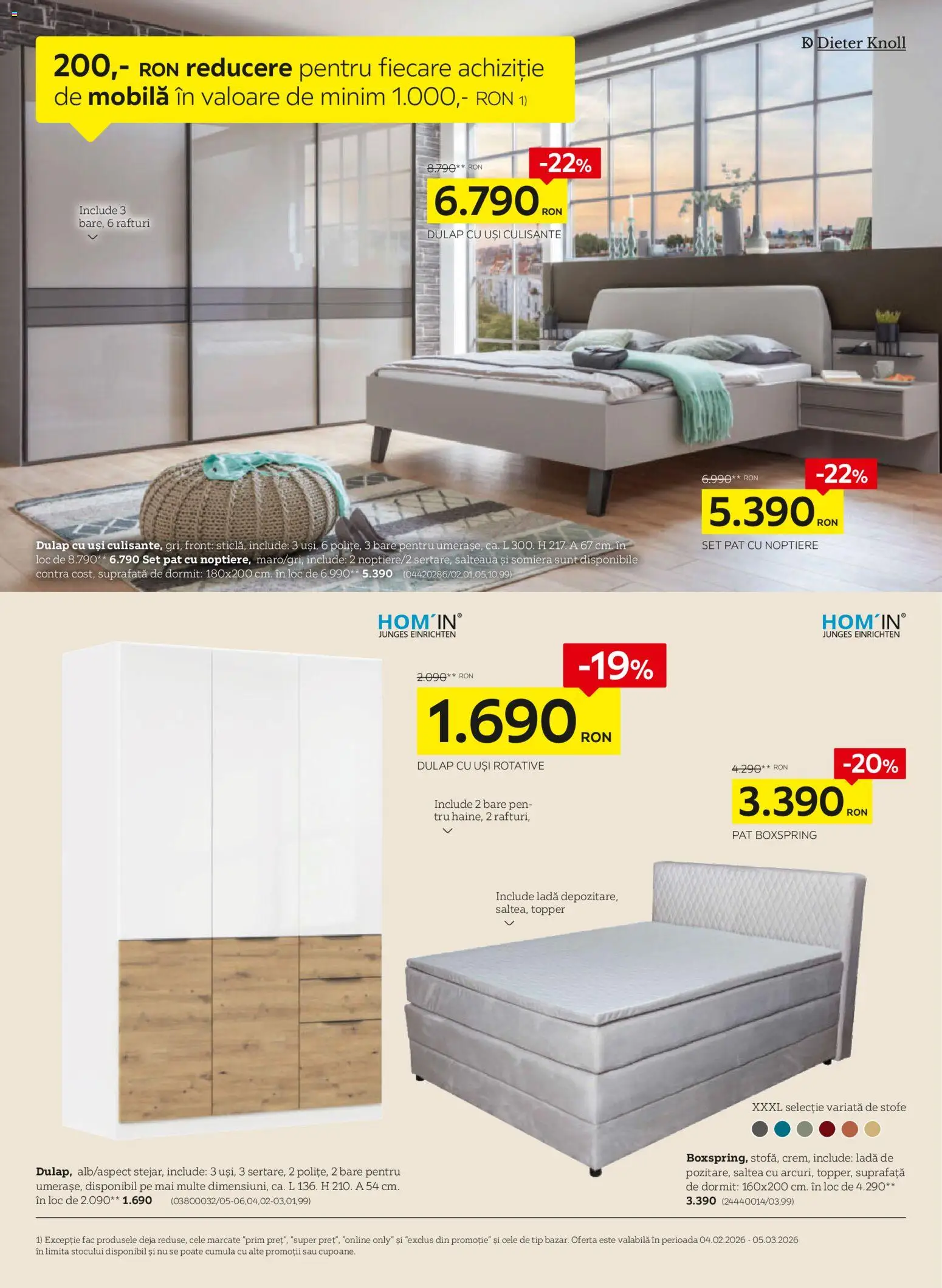 Noul catalog XXXLutz – valabil de la 02.02.2026 | Pagină: 4 | Produse: Pat, Saltea, Topper