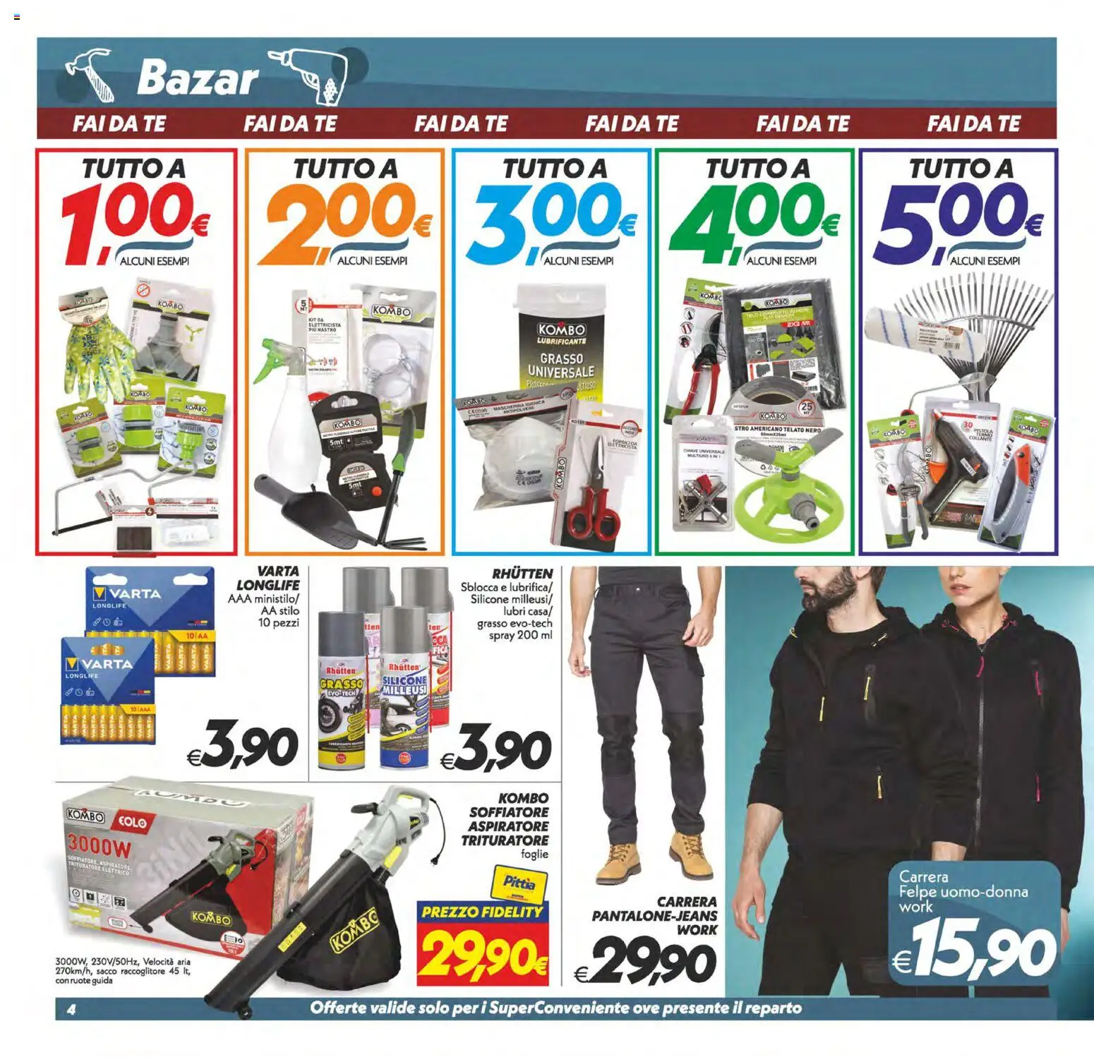 Volantino SuperConveniente del 06.03.2026 | Pagina: 29 | Prodotti: Lubrificante, Tè, Silicone, Trituratore