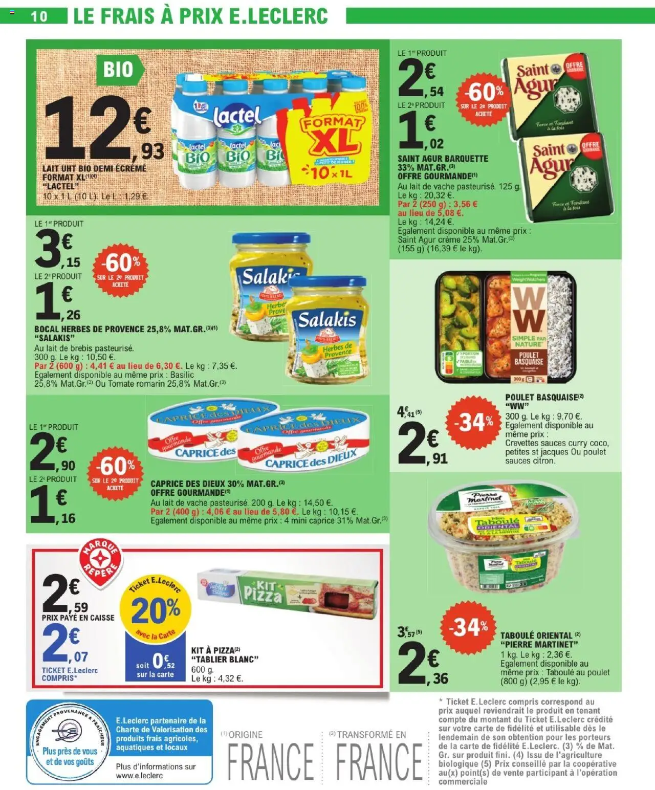  | Page: 10 | Produits: Tablier, Four, Herbes de provence, Caprice des dieux