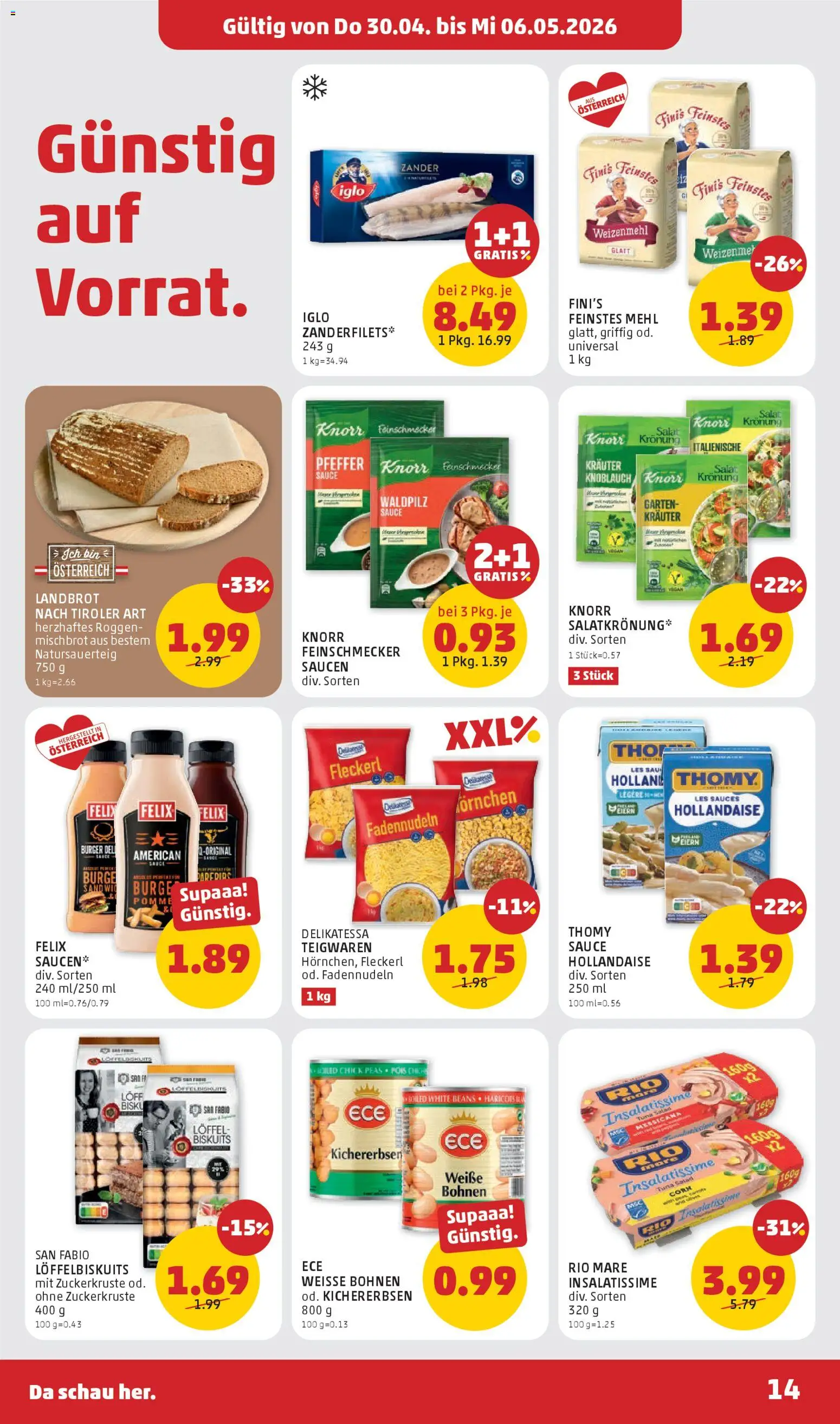 Die besten Angebote | Penny Markt - Flugblatt ab 30.04.2026 | - Jetzt stöbern! | Österreich