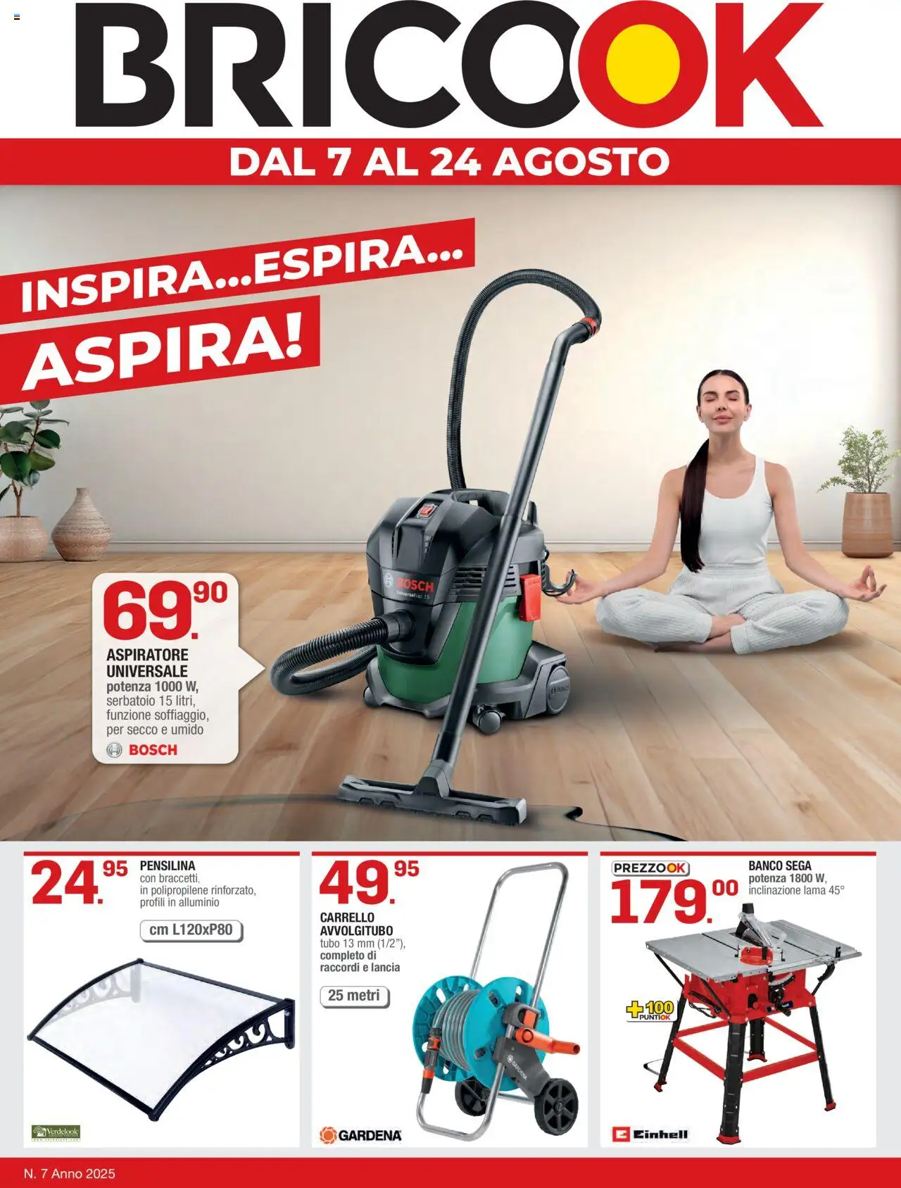 Volantino Brico OK del 07.08.2025 | Pagina: 1