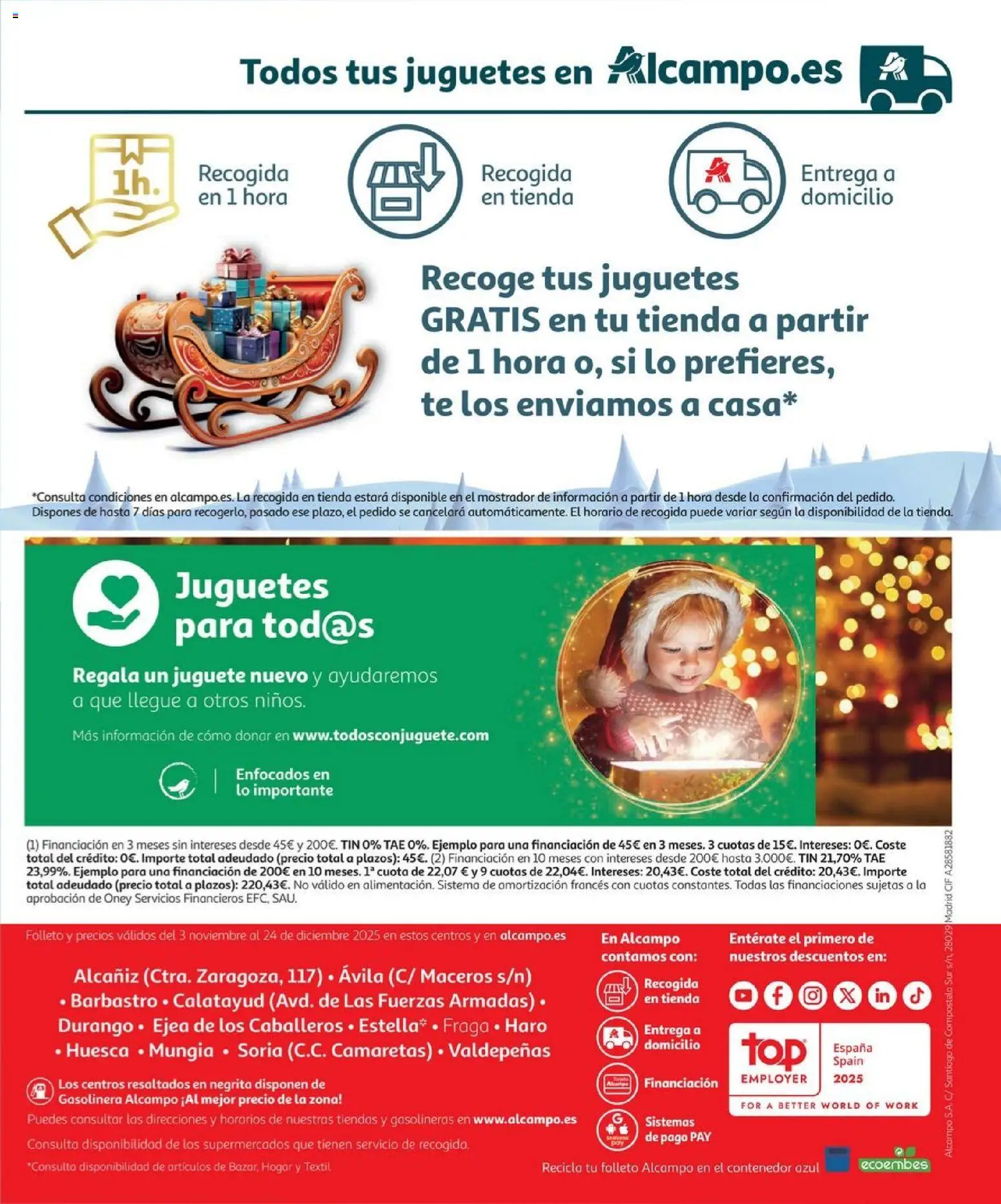 Alcampo - Juguetes │ válido desde el 03.11.2025 | Página: 48 | Productos: Té, Juguetes