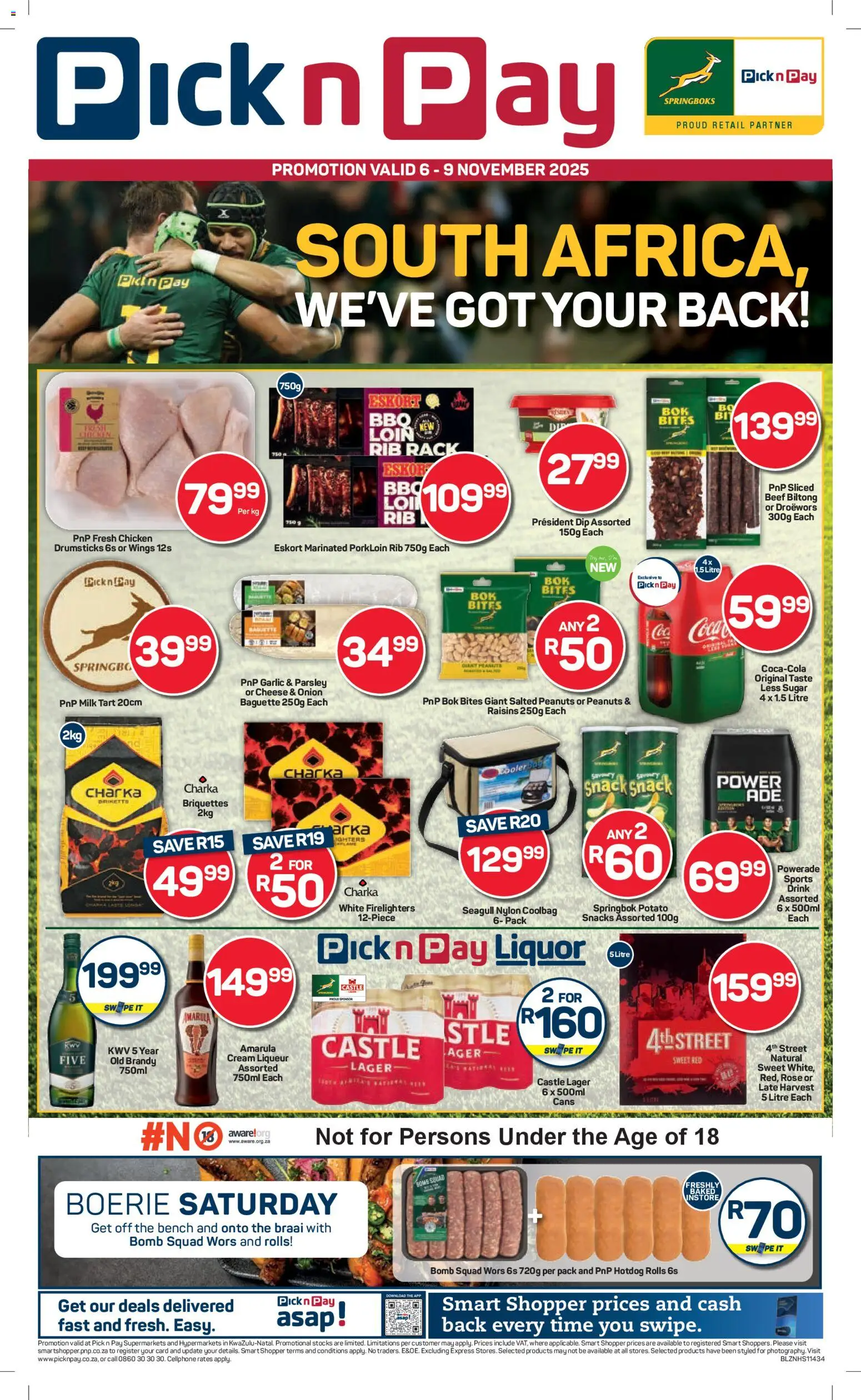 New Pick n Pay catalogue – valid from 06.11.2025 | Page: 1 | Products: Bed, Brandy, Beef, Raisins