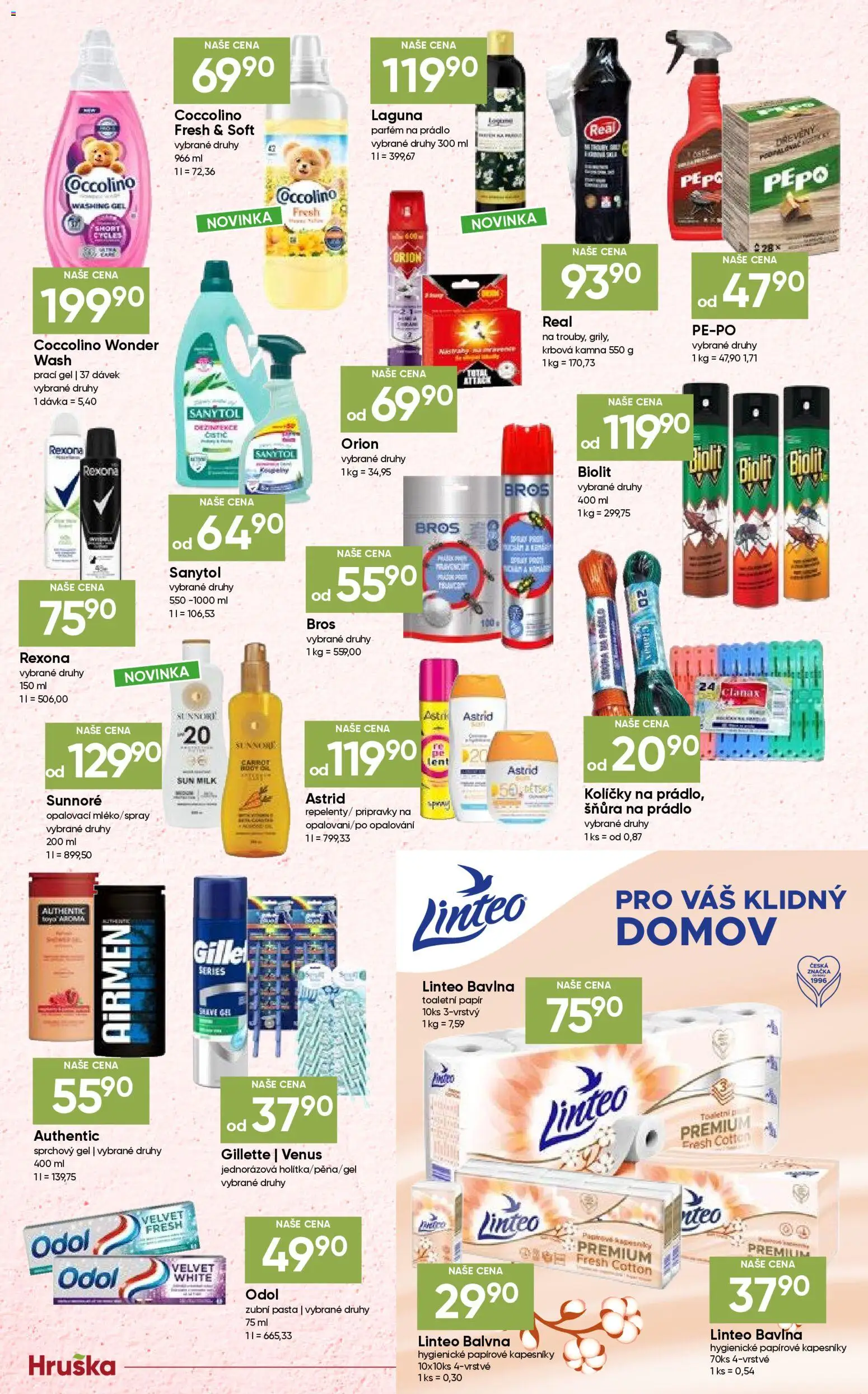 Hruška katalog od 28.04.2026 | Strana: 3 | Produkty: Zubní pasta, Kolíčky, Coccolino, Sanytol