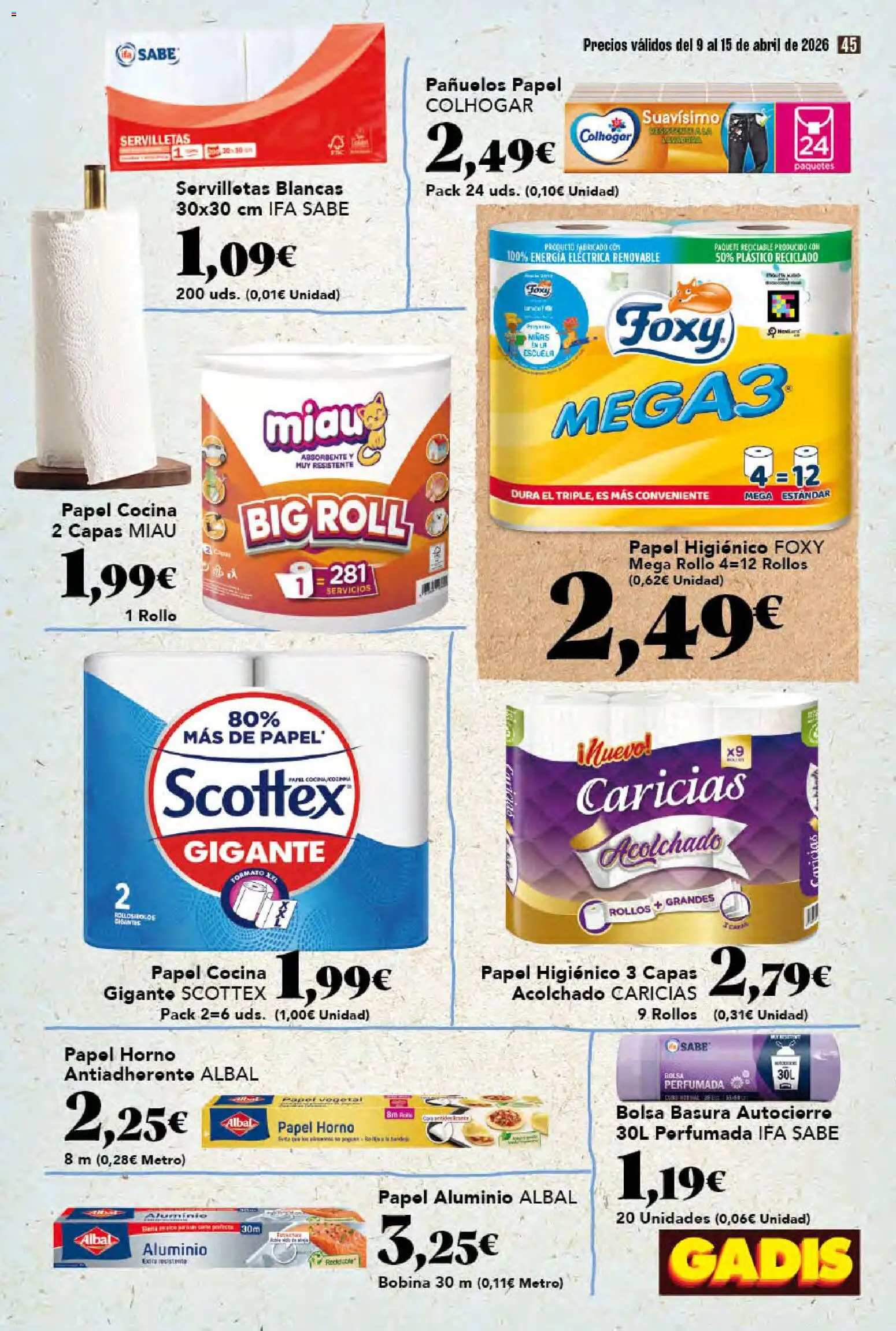Gadis folleto │ válido desde el 09.04.2026 | Página: 45