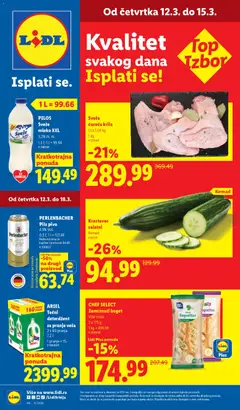 Lidl katalog - pregled Lidl kataloga - važi od 12.03.2026