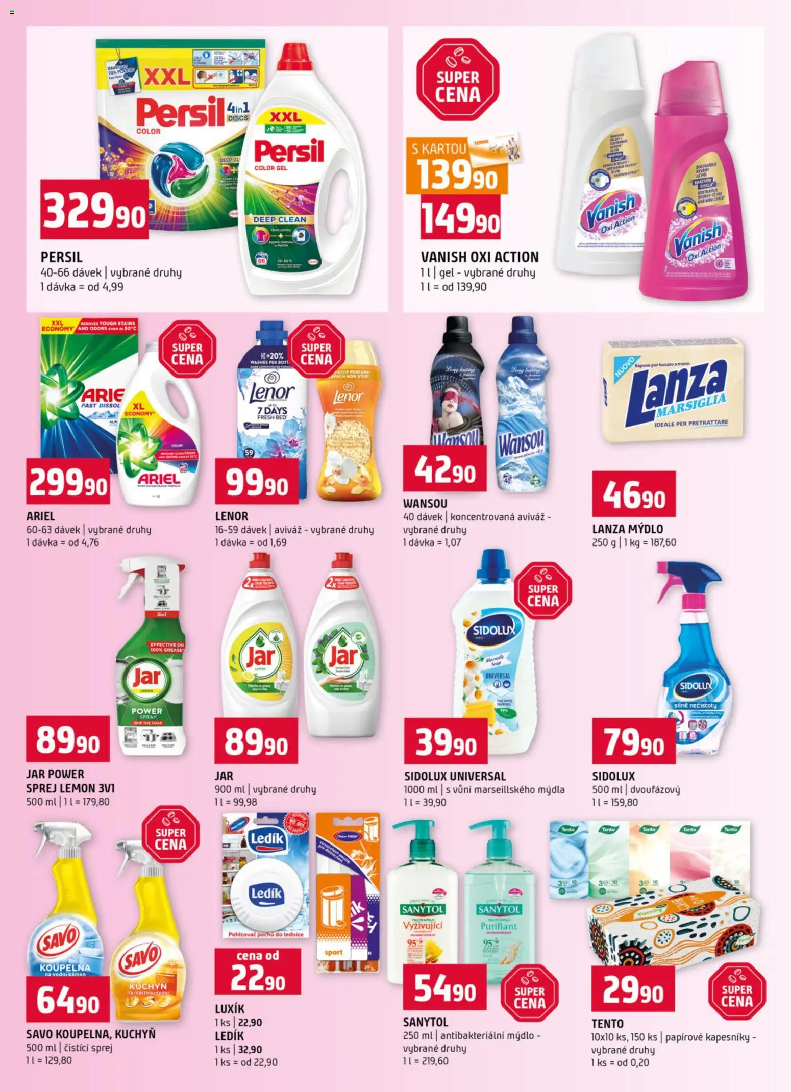 Terno leták od 25.02.2026 | Strana: 15 | Produkty: Vanish oxi action, Ariel, Koupelna, Sanytol