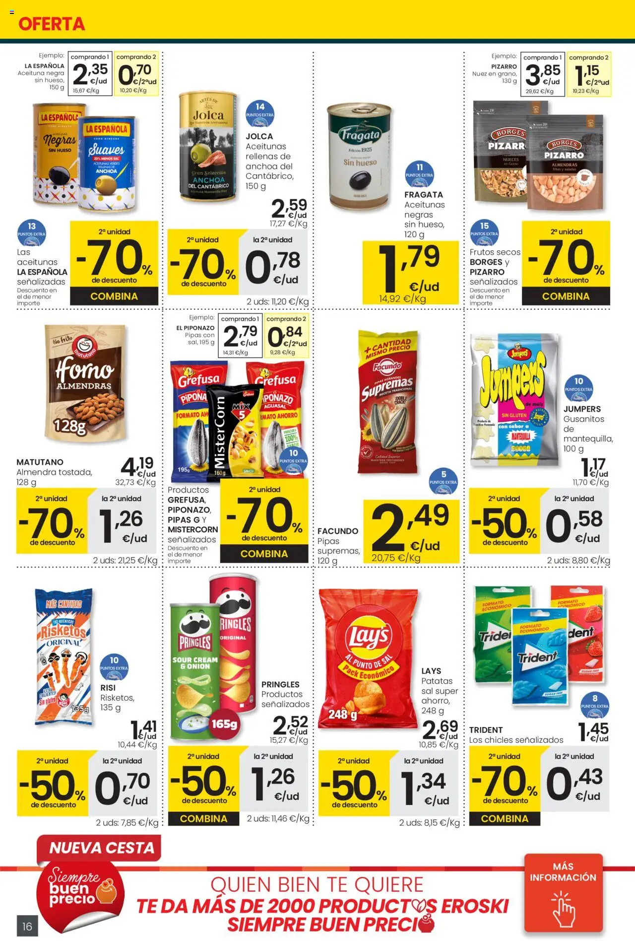 Eroski - Center │ válido desde el 31.07.2025 | Página: 16 | Productos: Frutos secos, Té, Horno, Συσκευή ροής
