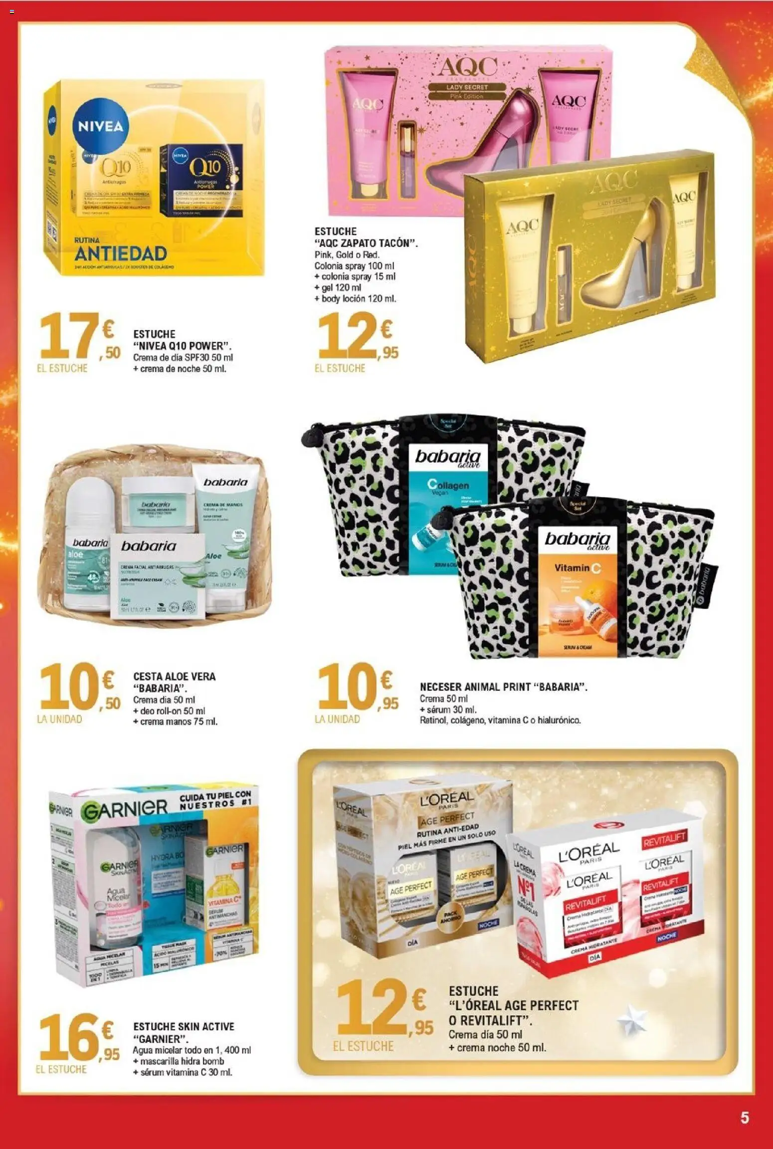 E.Leclerc folleto │ válido desde el 03.12.2025 | Página: 5 | Productos: Crema hidratante, Crema de día, Cesta, Neceser