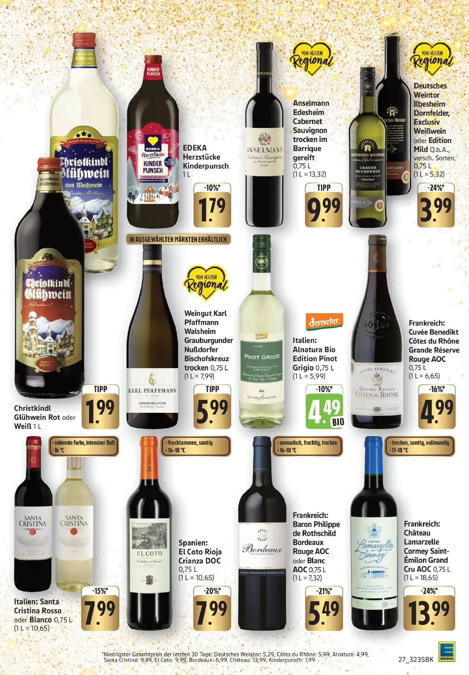 Edeka prospekt Pirmasens	 – gültig ab 15.12.2025 | Seite: 27 | Produkte: Weißwein, Duft, Rouge