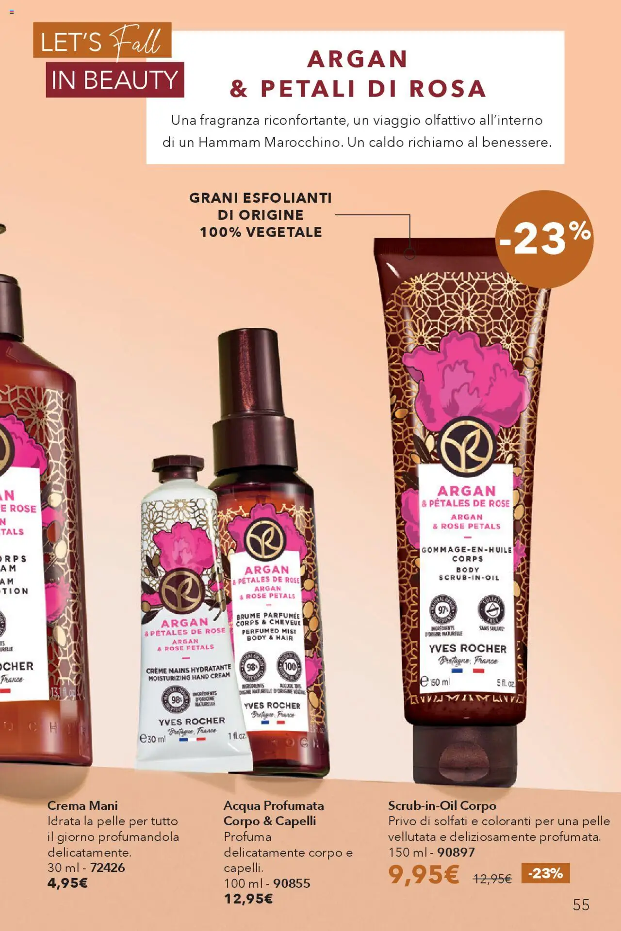 Volantino Yves Rocher del 17.10.2025 | Pagina: 55 | Prodotti: Crema, Acqua, Fragranza
