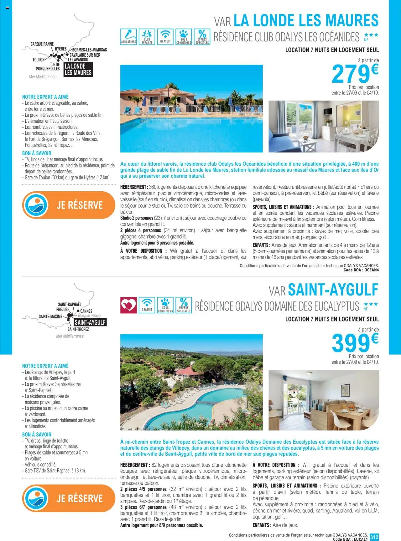  | Page: 312 | Produits: Pêche, Climatisation, Lit, Cadre