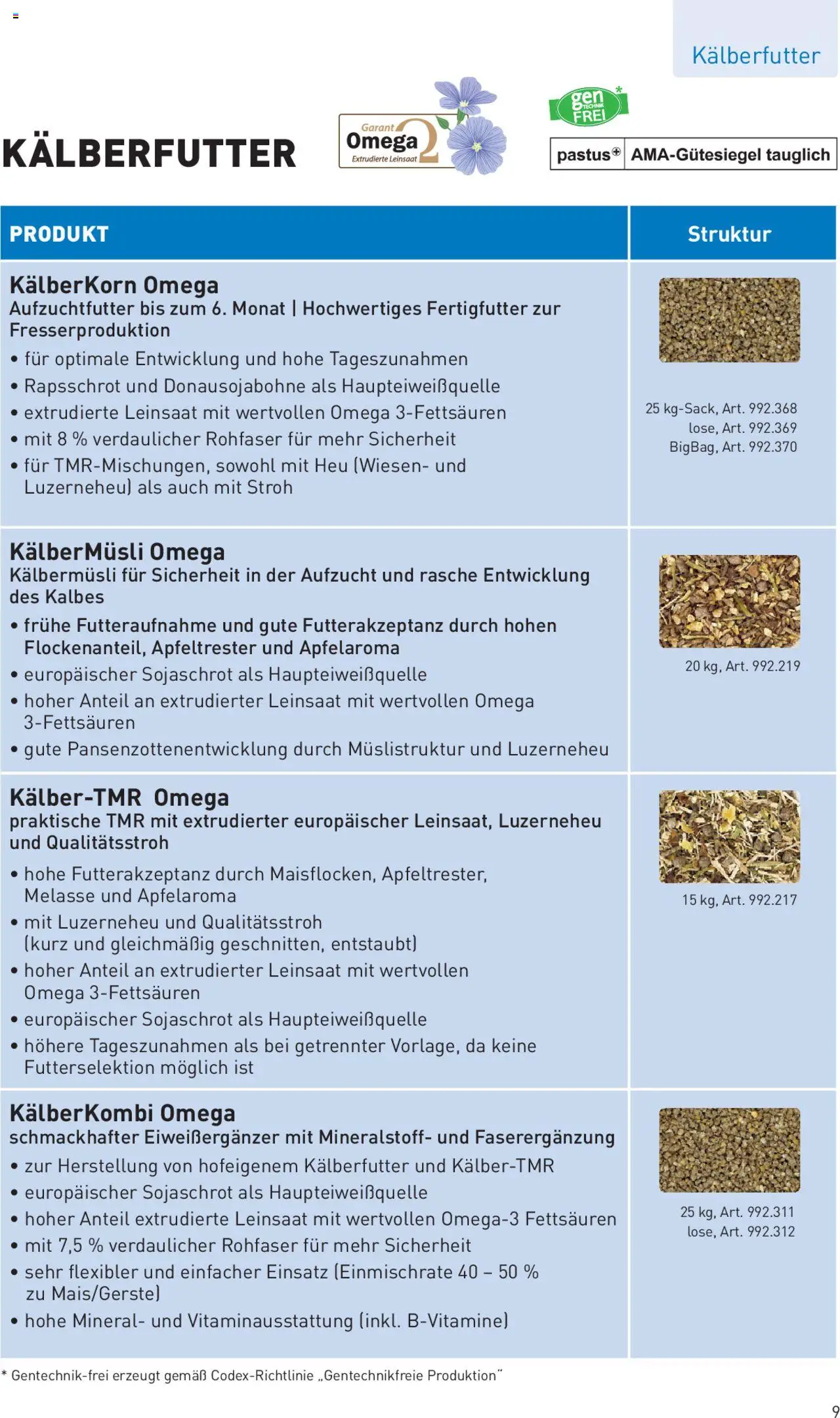 Lagerhaus Qualitätsfutter für Mastrinder gültig ab 12.06.2024 | Seite: 9