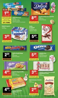 Pogląd oferty "Delikatesy Centrum gazetka" - ważna od 02.04.2026 | Strona: 29 | Produkty: Knoppers, Wafle, Delikatesy, Ciastka