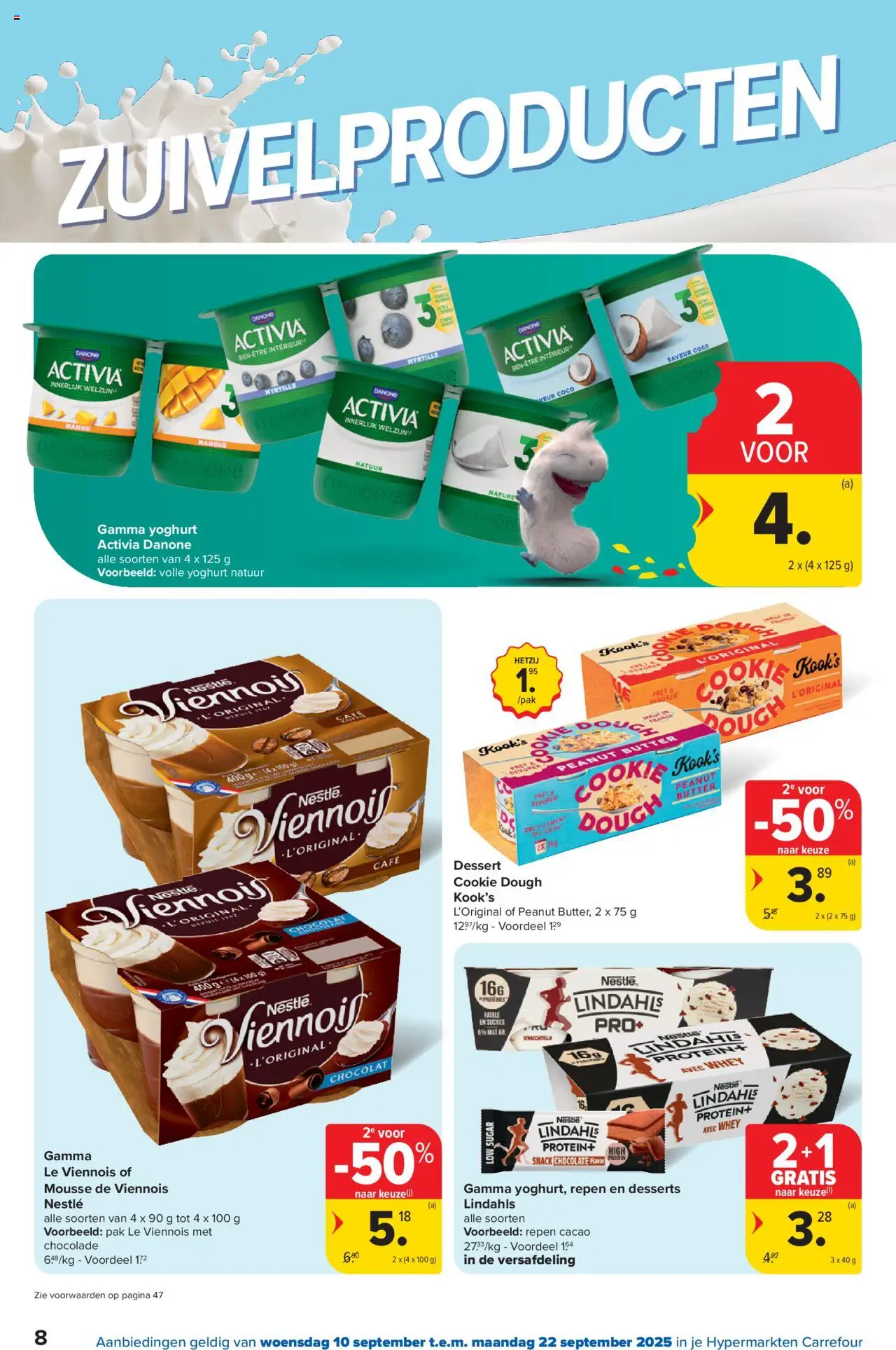  | Pagina: 8 | Producten: Whey, Rooibos tea, Repen, Yoghurt