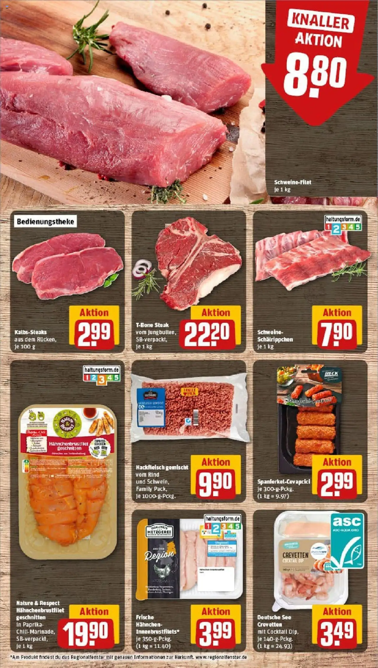 Rewe prospekt Mühlhausen	 - gültig ab dem 06.07.2025 | Seite: 8 | Produkte: Hahnchen, Cevapcici, Paprika, Hackfleisch