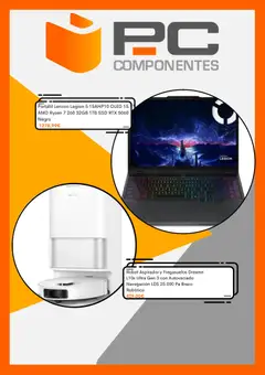 Vista previa PC Componentes folleto válido desde el 07.04.2026 | Página: 4 | Productos: Portátil Lenovo, Robot, Navegación, Aspirador