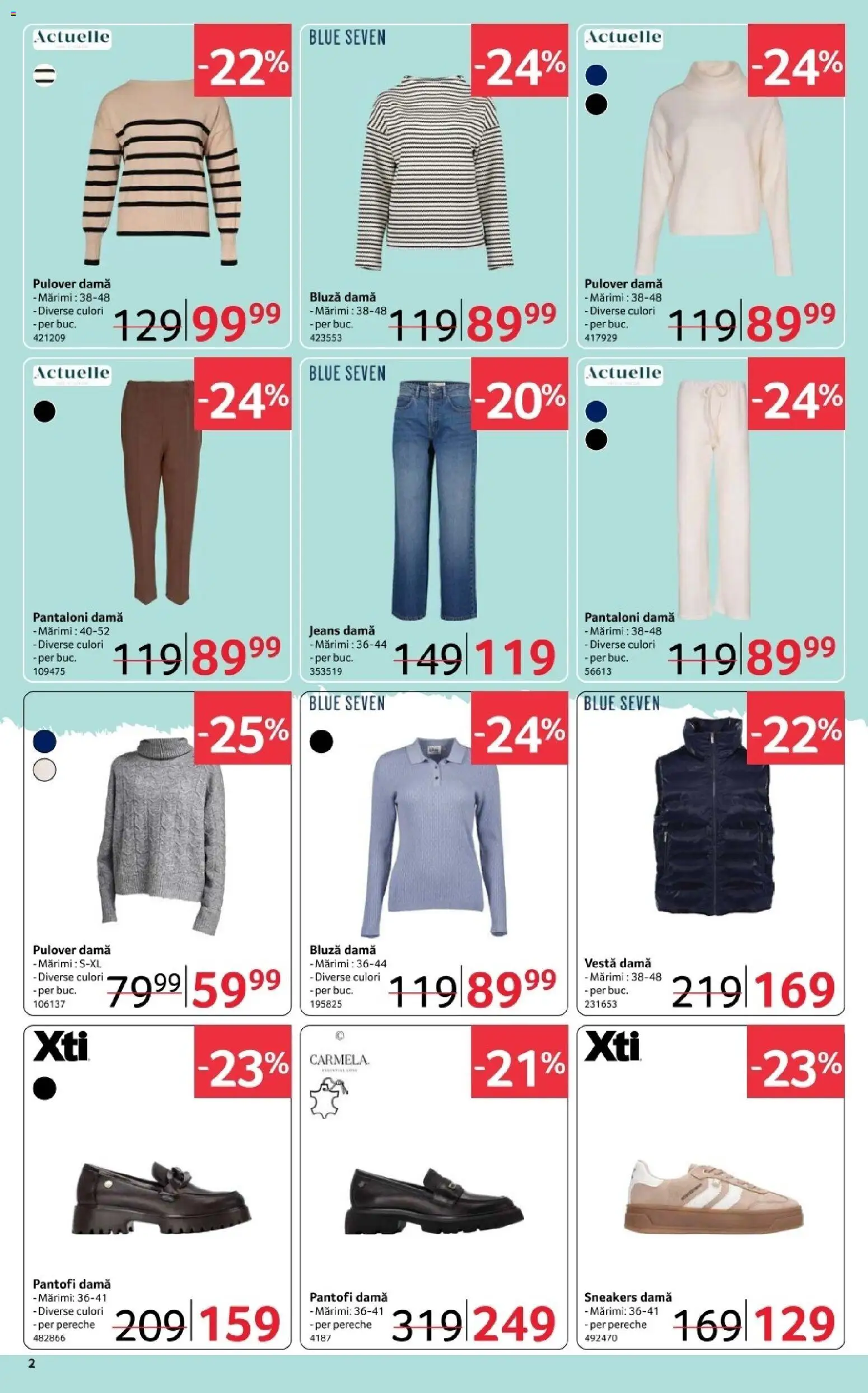 Noul catalog Selgros – valabil de la 20.02.2026 | Pagină: 2 | Produse: Pantofi, Bluză, Vestă, Pantaloni