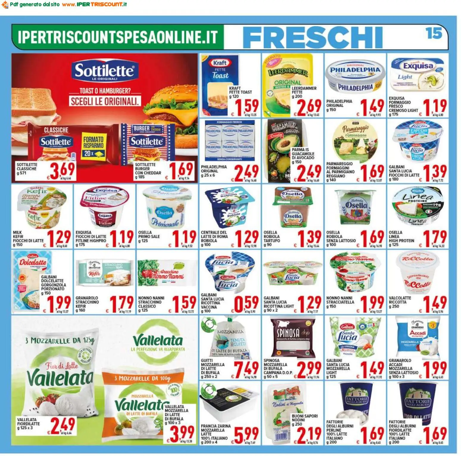 Volantino Ipertriscount del 17.04.2026 | Pagina: 15 | Prodotti: Avocado, The, Parmigiano, Hamburger