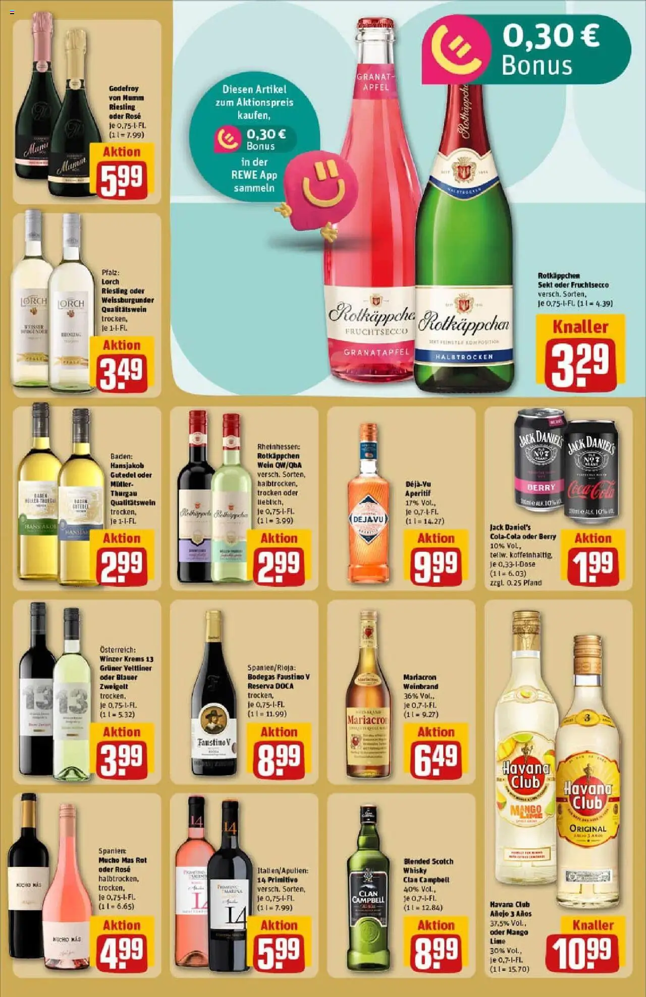 Rewe prospekt Chemnitz	 - gültig ab dem 06.07.2025 | Seite: 25 | Produkte: Äpfel, Mariacron, Rotkäppchen, Wein