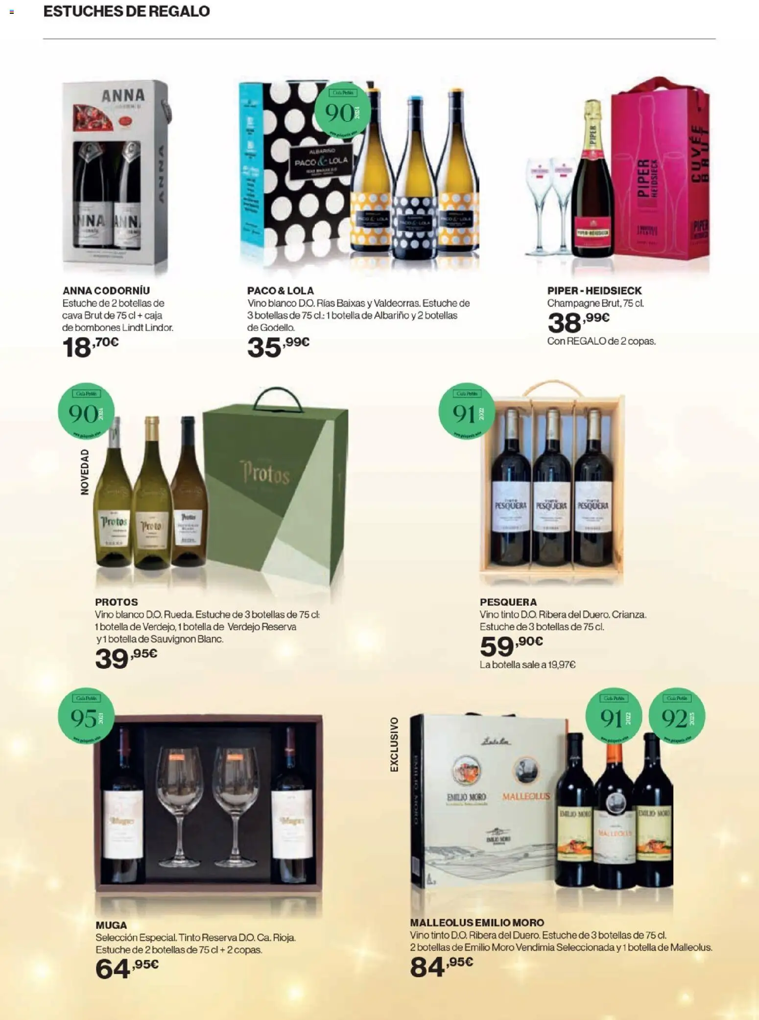 Hipercor - Bodega Navidad 25 │ válido desde el 20.11.2025 | Página: 6 | Productos: Vino, Κεραία, Caja