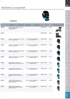 Makita-mainoslehti voimassa 24.03.2026 alkaen | Sivu: 441 | Tuotteet: Monitoimikone, Käsineet