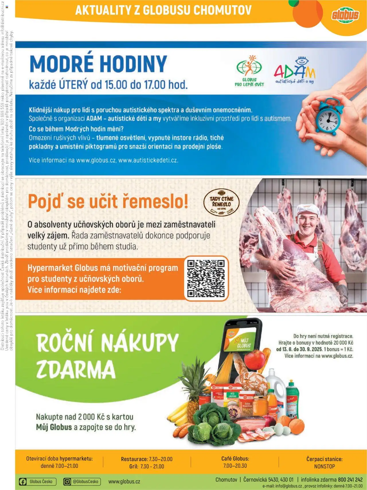 Globus leták - Chomutov od 10.09.2025 | Strana: 30 | Produkty: Globus, Hodiny, Gril